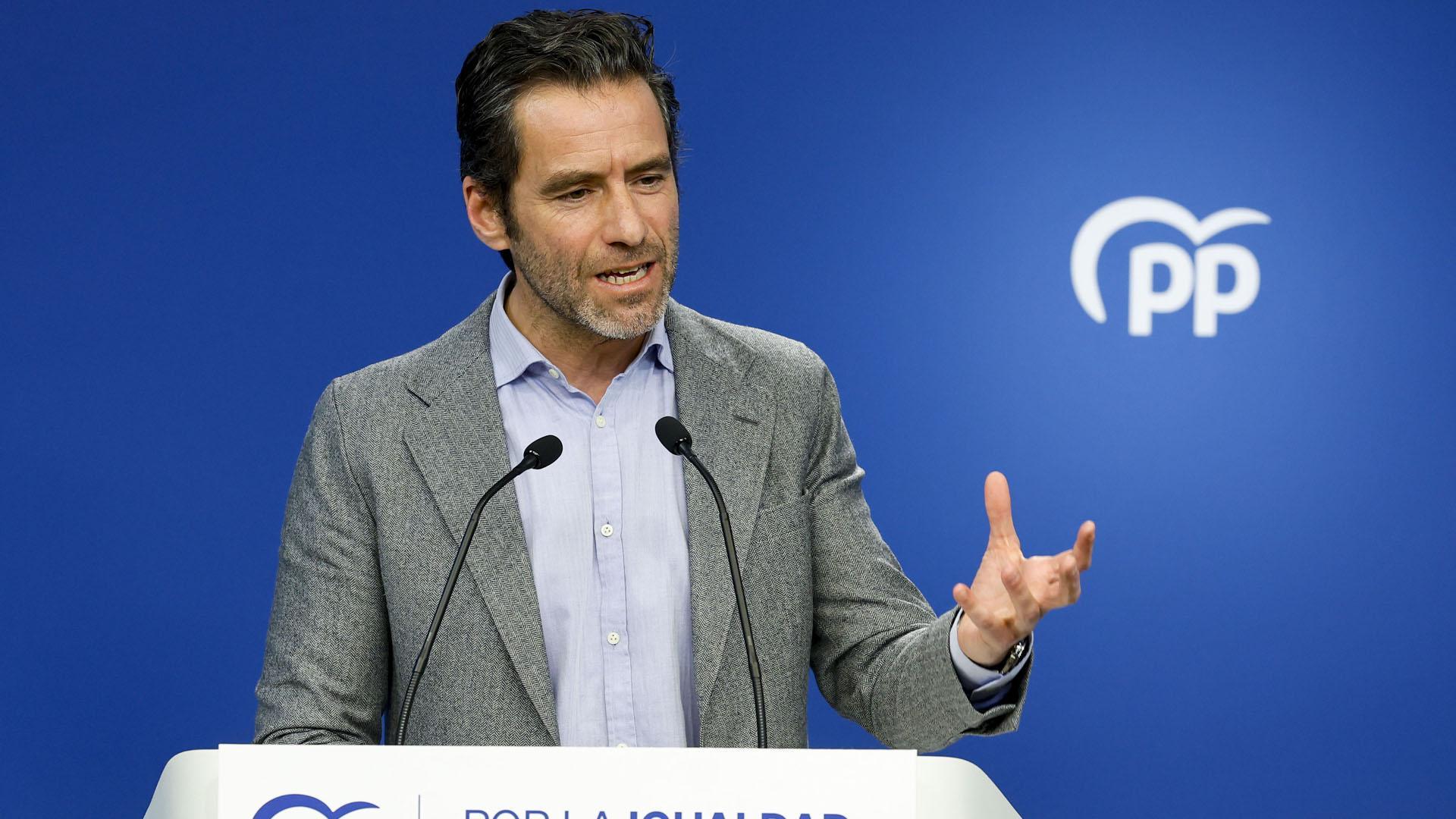 El portavoz nacional del Partido Popular Borja Sémper ofrece una rueda de prensa tras la reunión del Comité de Dirección del partido en Madrid, este lunes