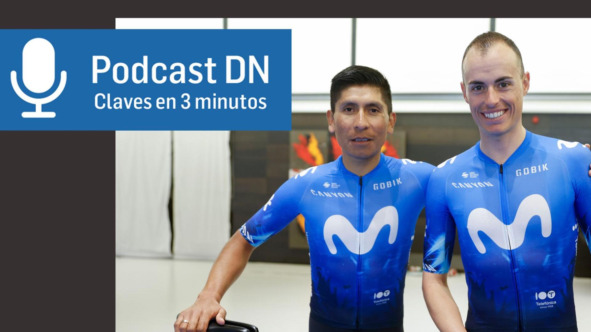 Nairo Quintana y Enric Mas, líderes del Movistar para 2024
