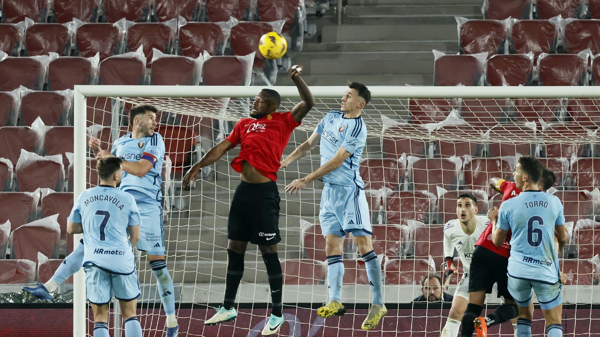 Partido Mallorca - Osasuna de la 18ª jornada.