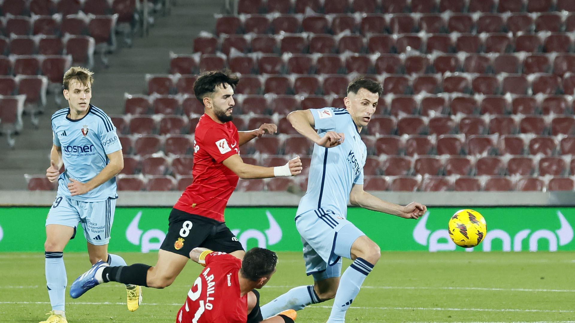 Partido Mallorca - Osasuna de la 18ª jornada.