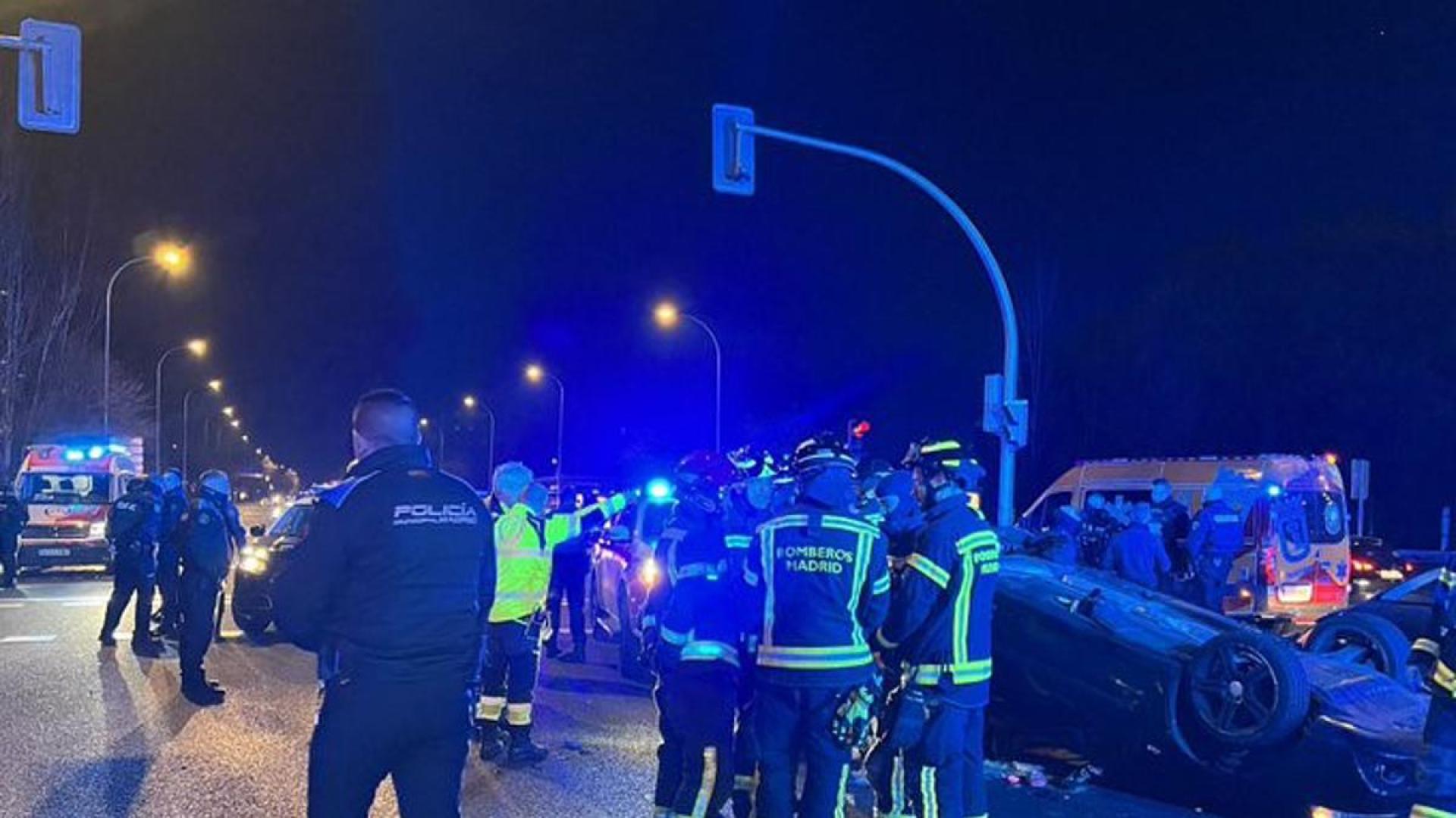 Asistencias sanitarias, en el lugar del accidente