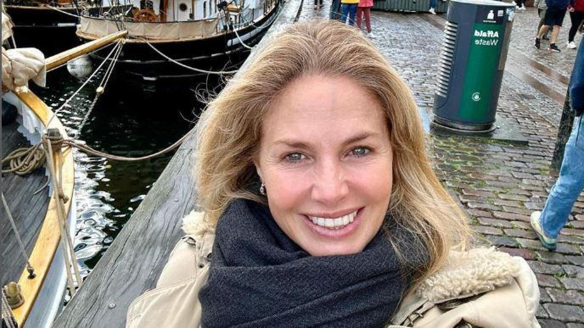 Genoveva Casanova, durante su viaje a Copenhague, en una foto que publicó en su perfil de Instagram