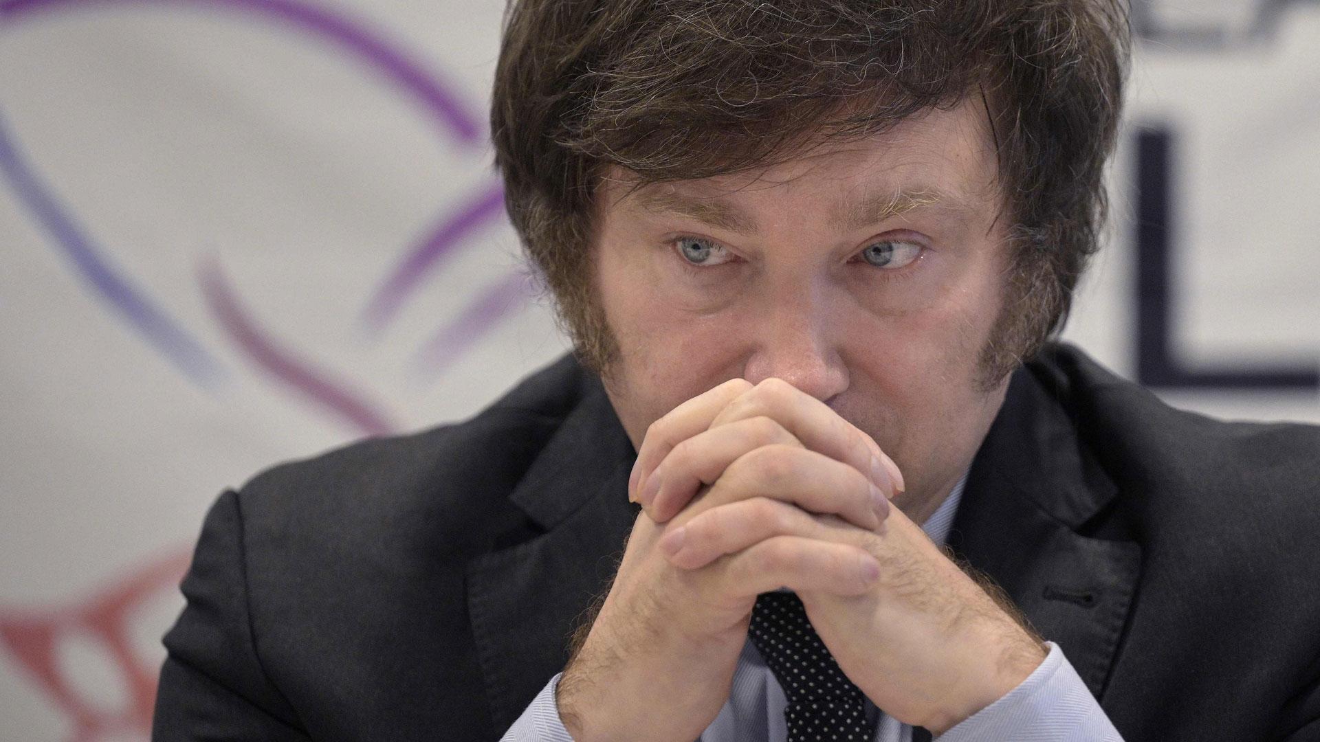 El presidente de Argentina, Javier Milei