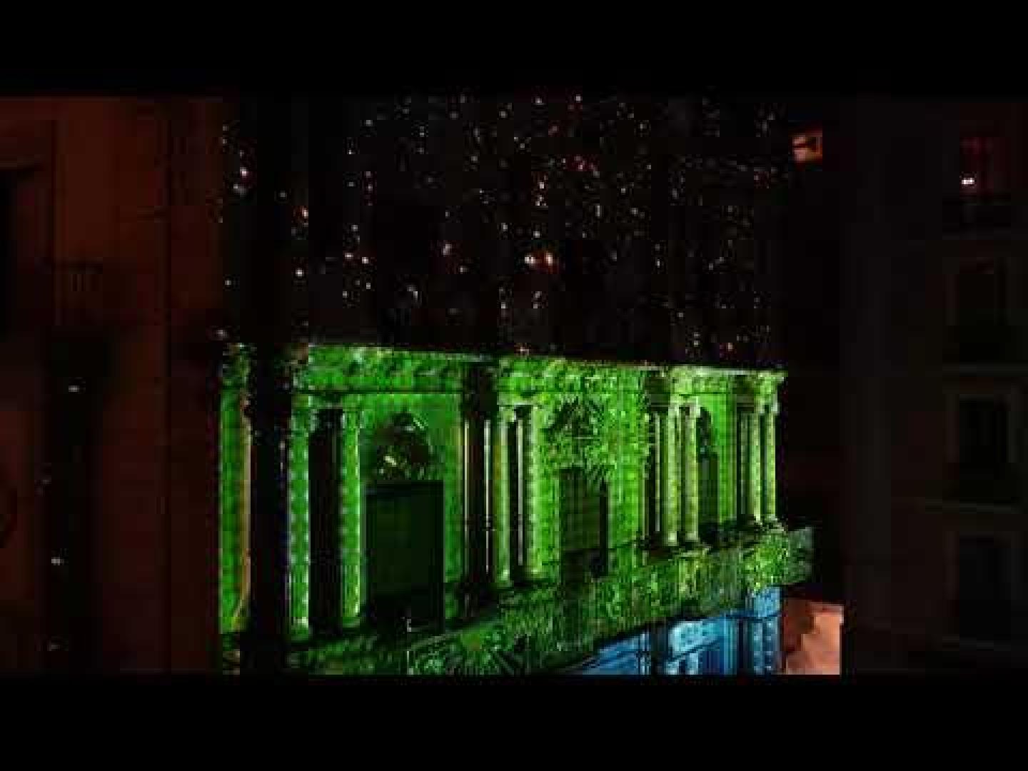 Los 600 años del Privilegio de la Unión y la Navidad se aúnan en un espectáculo de ‘videomapping’ creado específicamente para la fachada de la Casa Consistorial