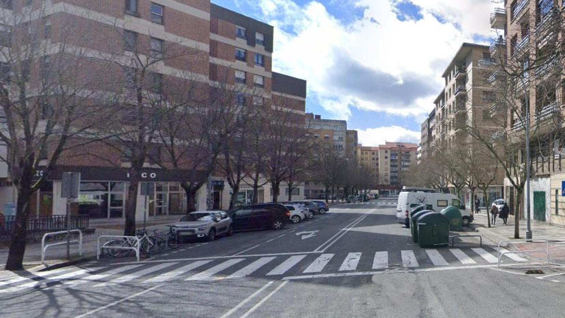 Vista de la calle San Juan Bosco, donde tuvo lugar el accidente