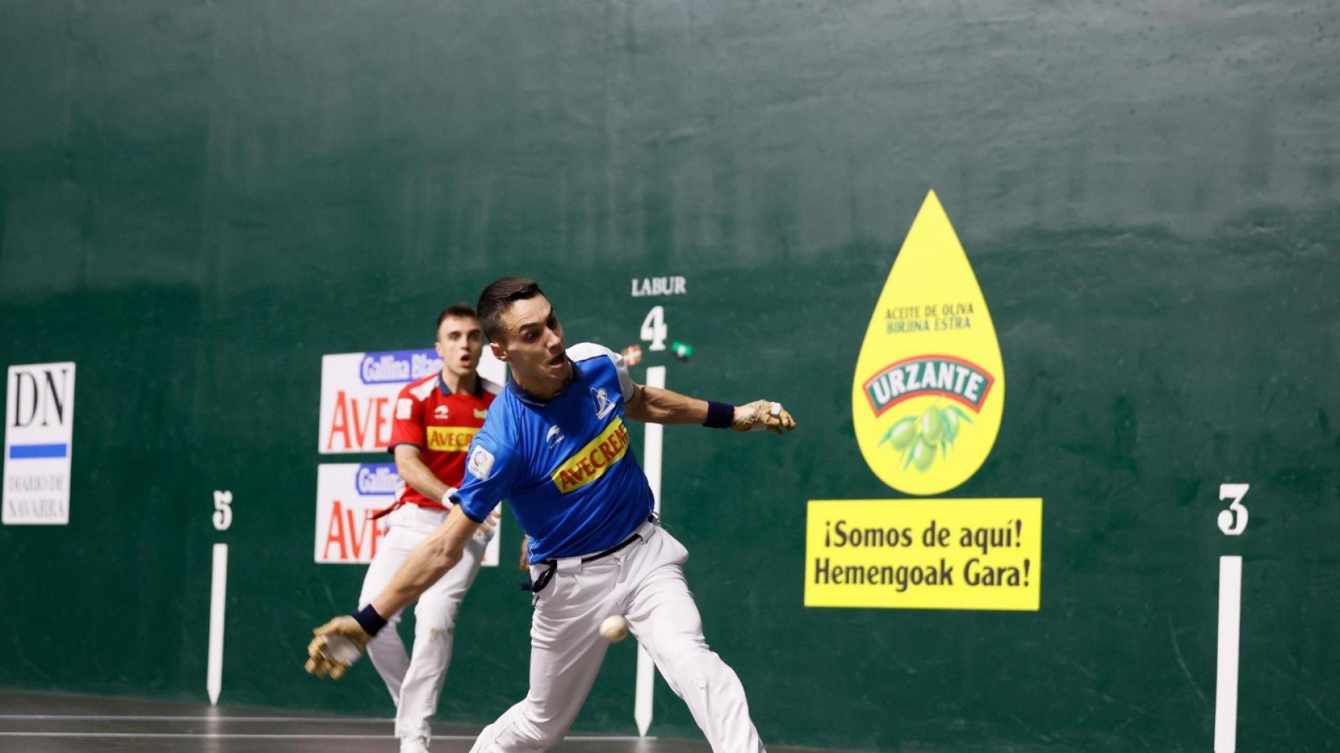 Imagen de un momento del partido disputado este viernes