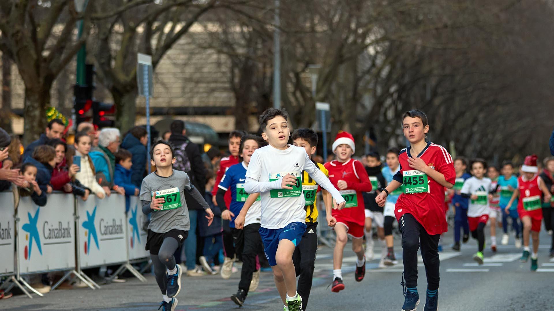 Fotos de la San Silvestre de Pamplona./