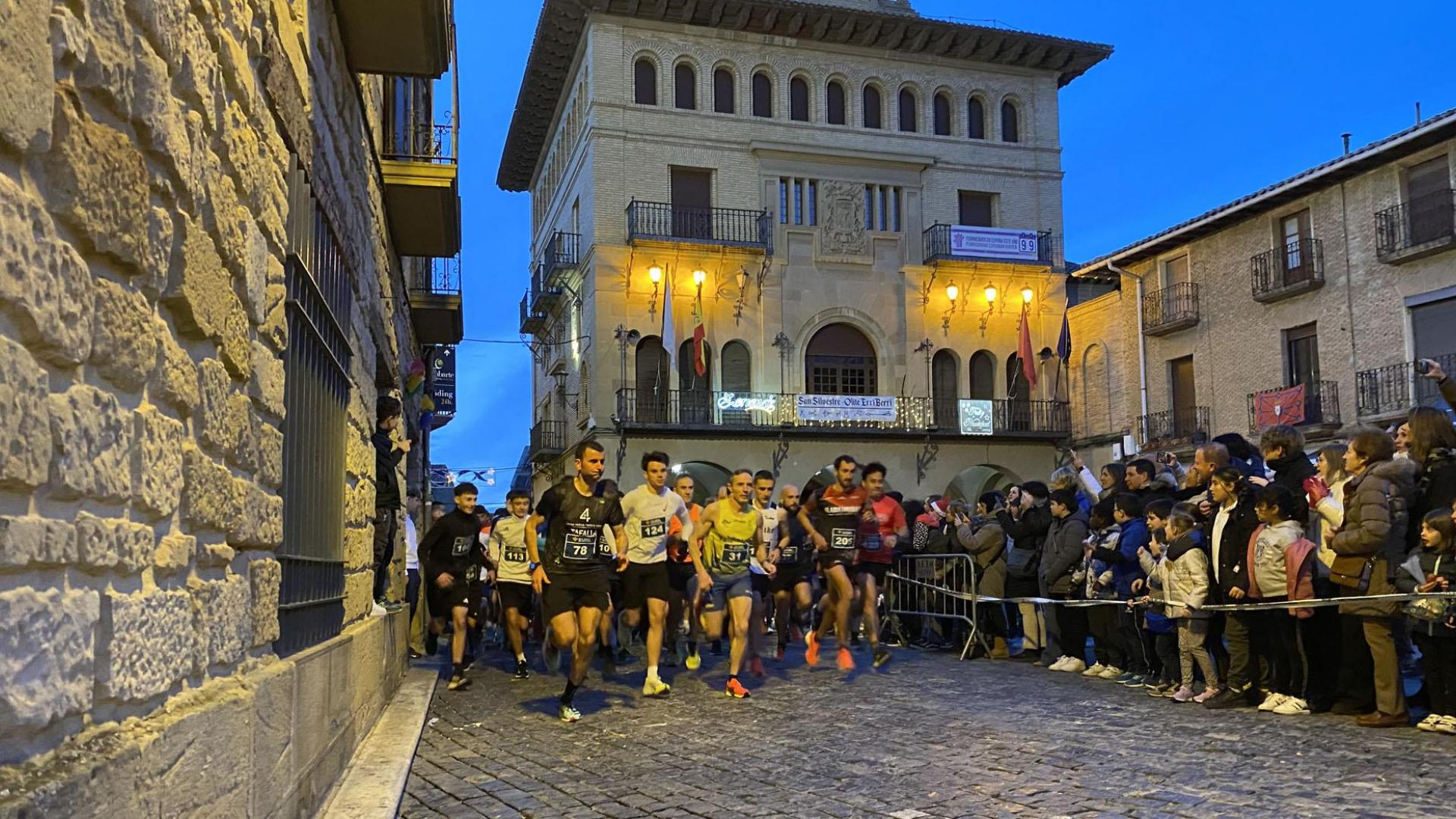 Salida de la San Silvestre de Olite