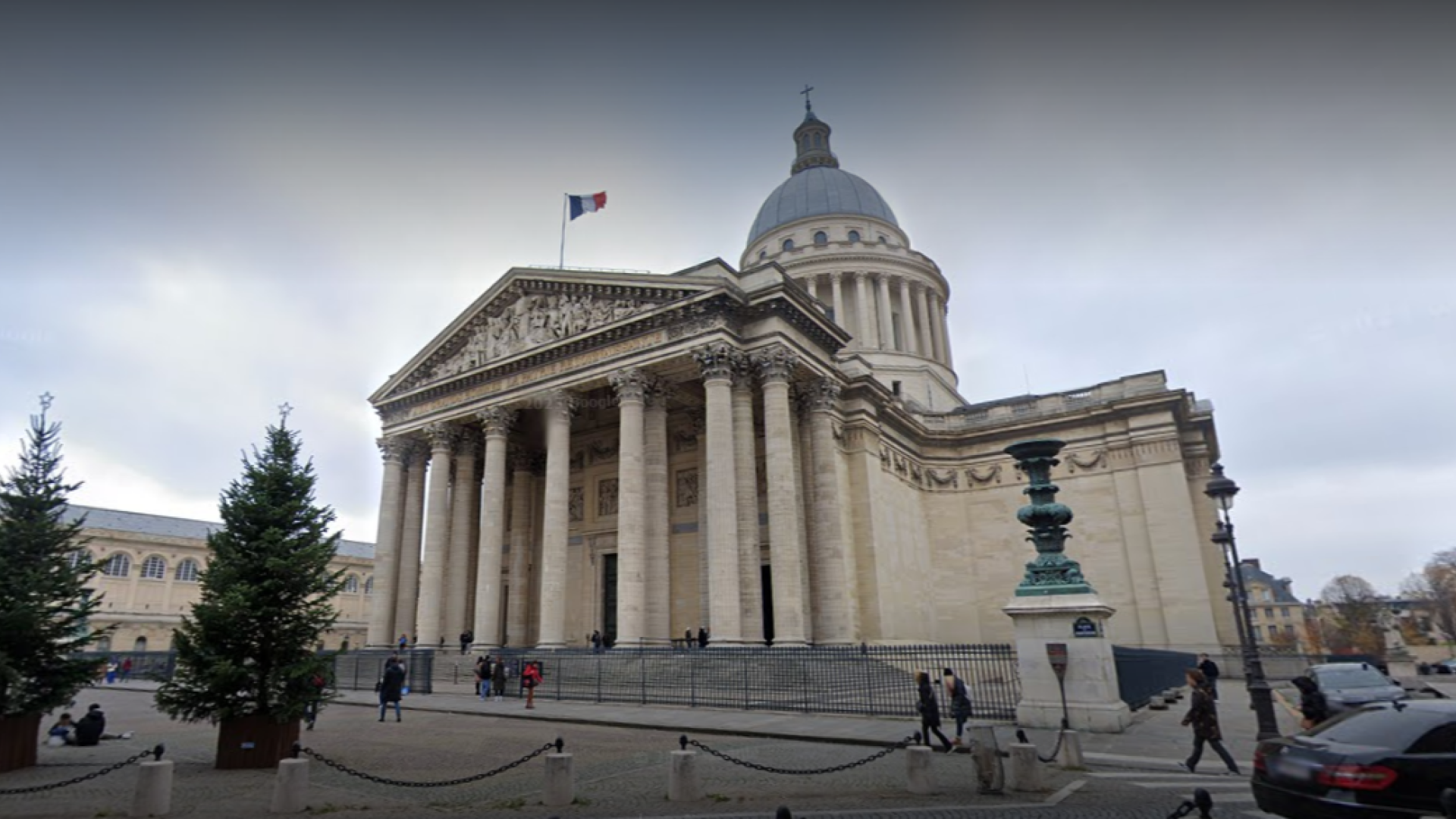 Panteón de París, lugar donde antiguamente hubo un templo dedicado a Santa Genoveva, patrona de la ciudad
