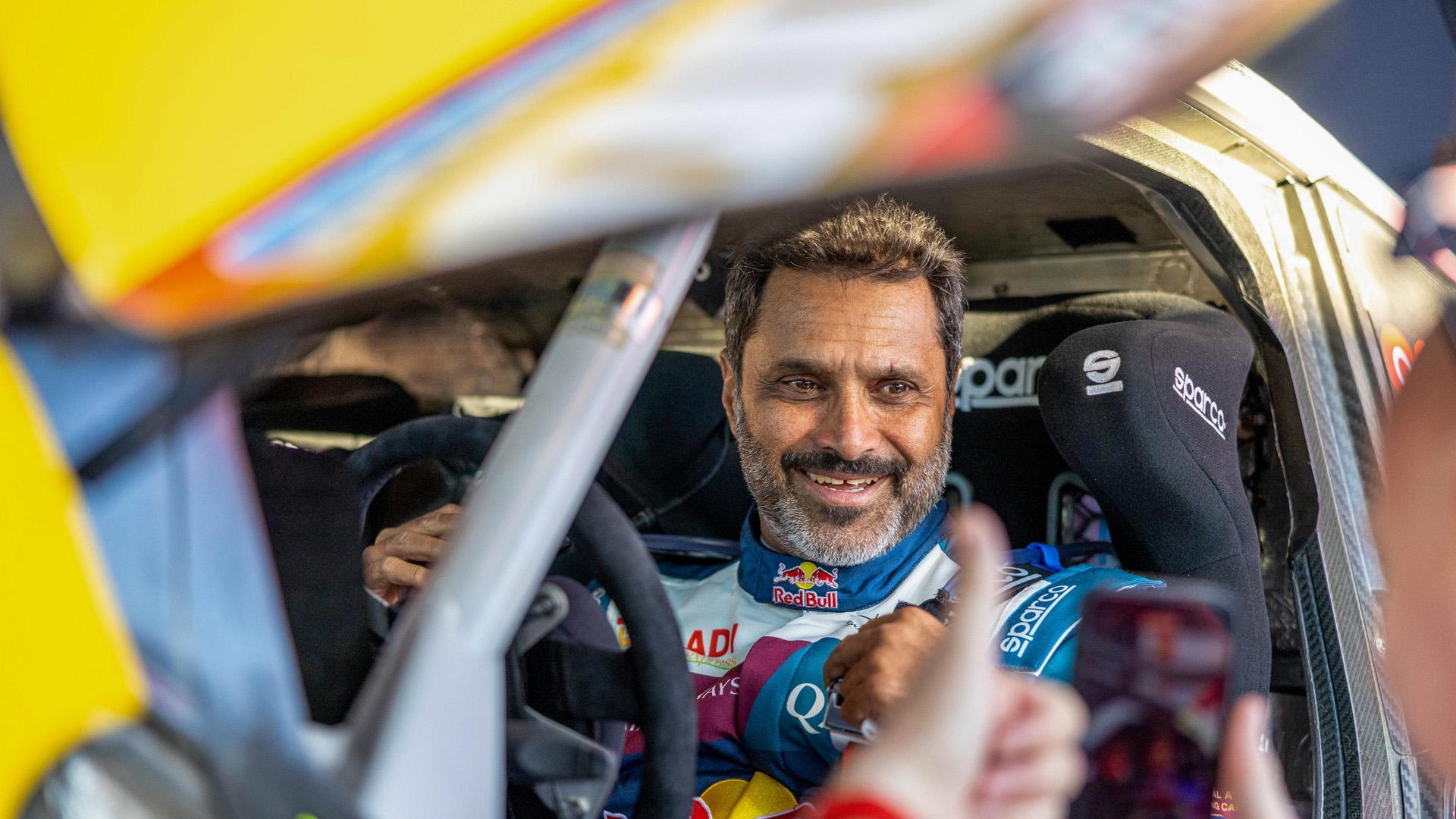 Nasser Al-Attiyah, durante los preparativos de este Dakar 2024