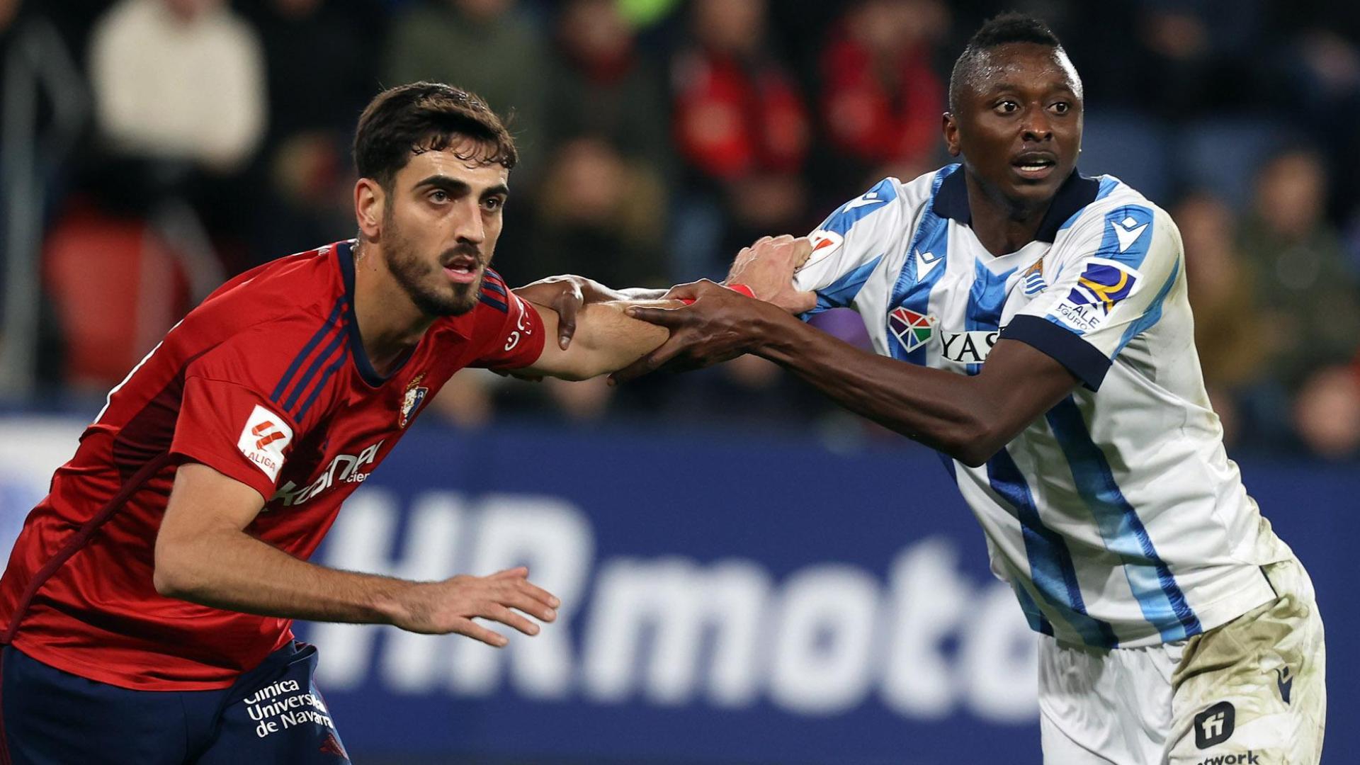 Catena y Sadiq, en un partido anterior