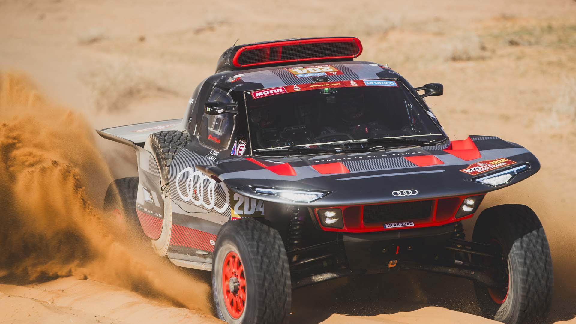 Carlos Sainz, líder provisional del Dakar 2024
