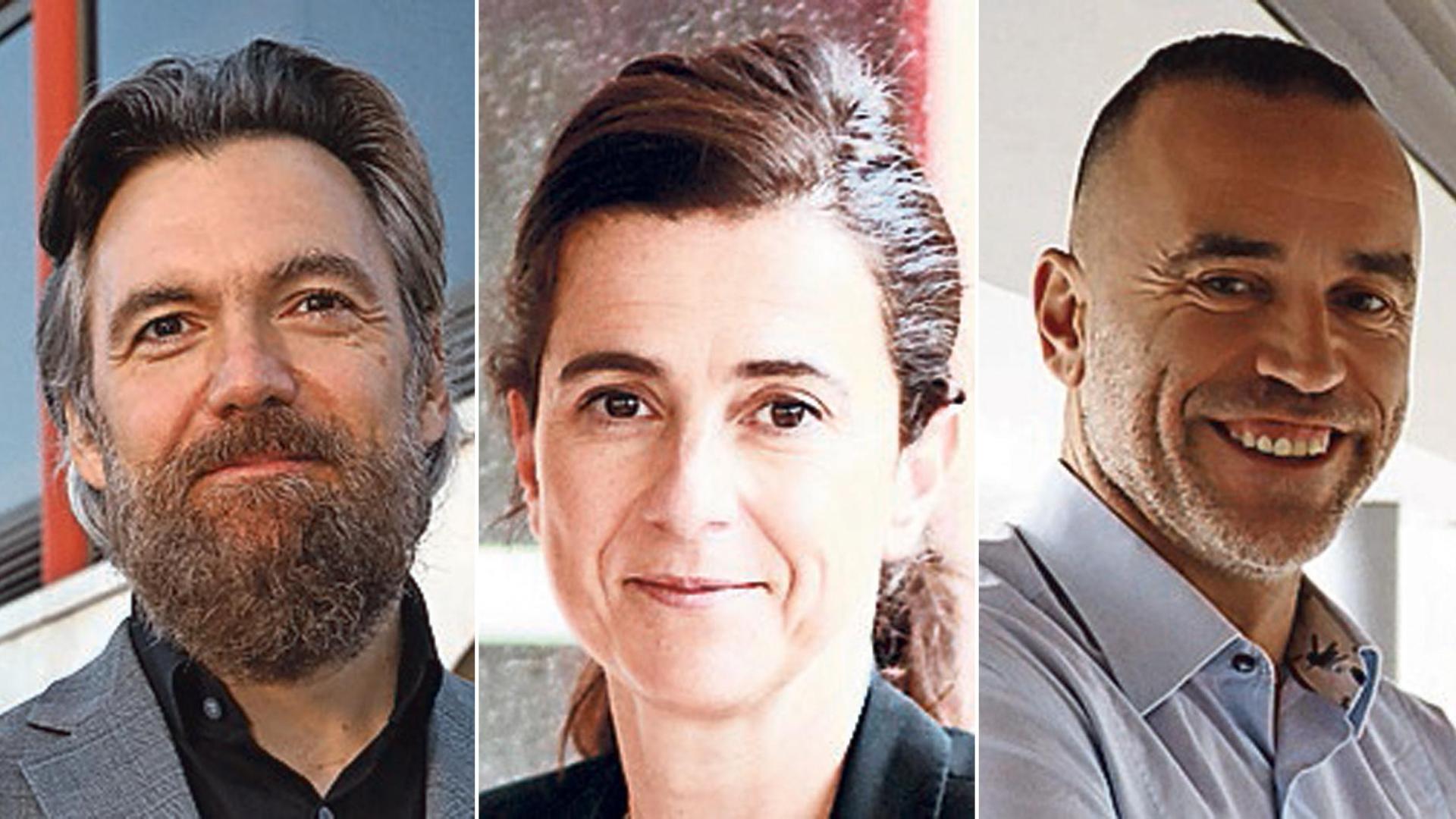 Diego Garrido, Ana Ursúa y Héctor Barbarin