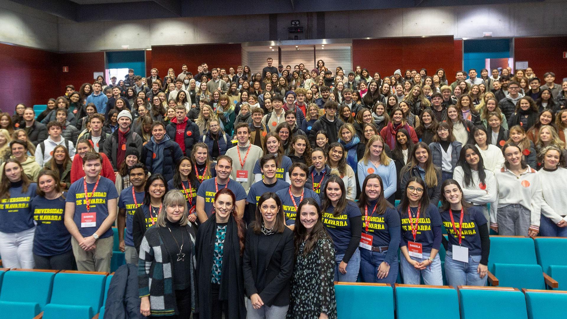 Acto central de las Jornadas de Bienvenida-Welcome Days organizadas por la Universidad de Navarra