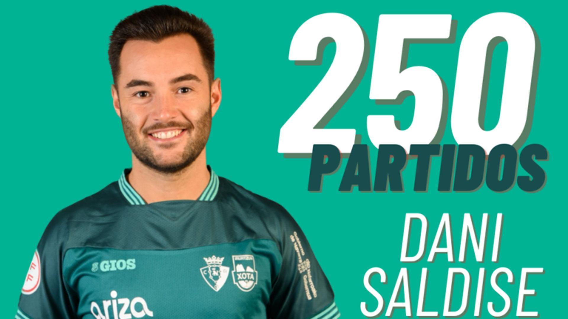 Dani Saldise cumplirá ante Valdepeñas su partido 250 como jugador del CD Xota