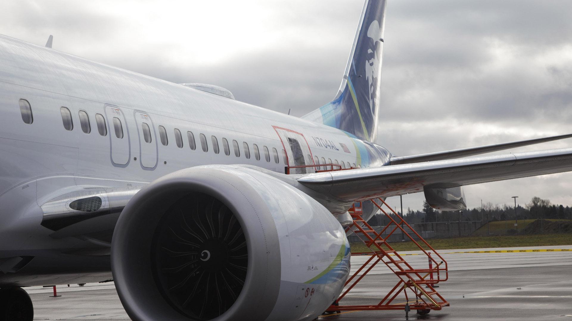 Alaska Airlines está llevando a cabo inspecciones en sus aviones Boeing 737 Max 9