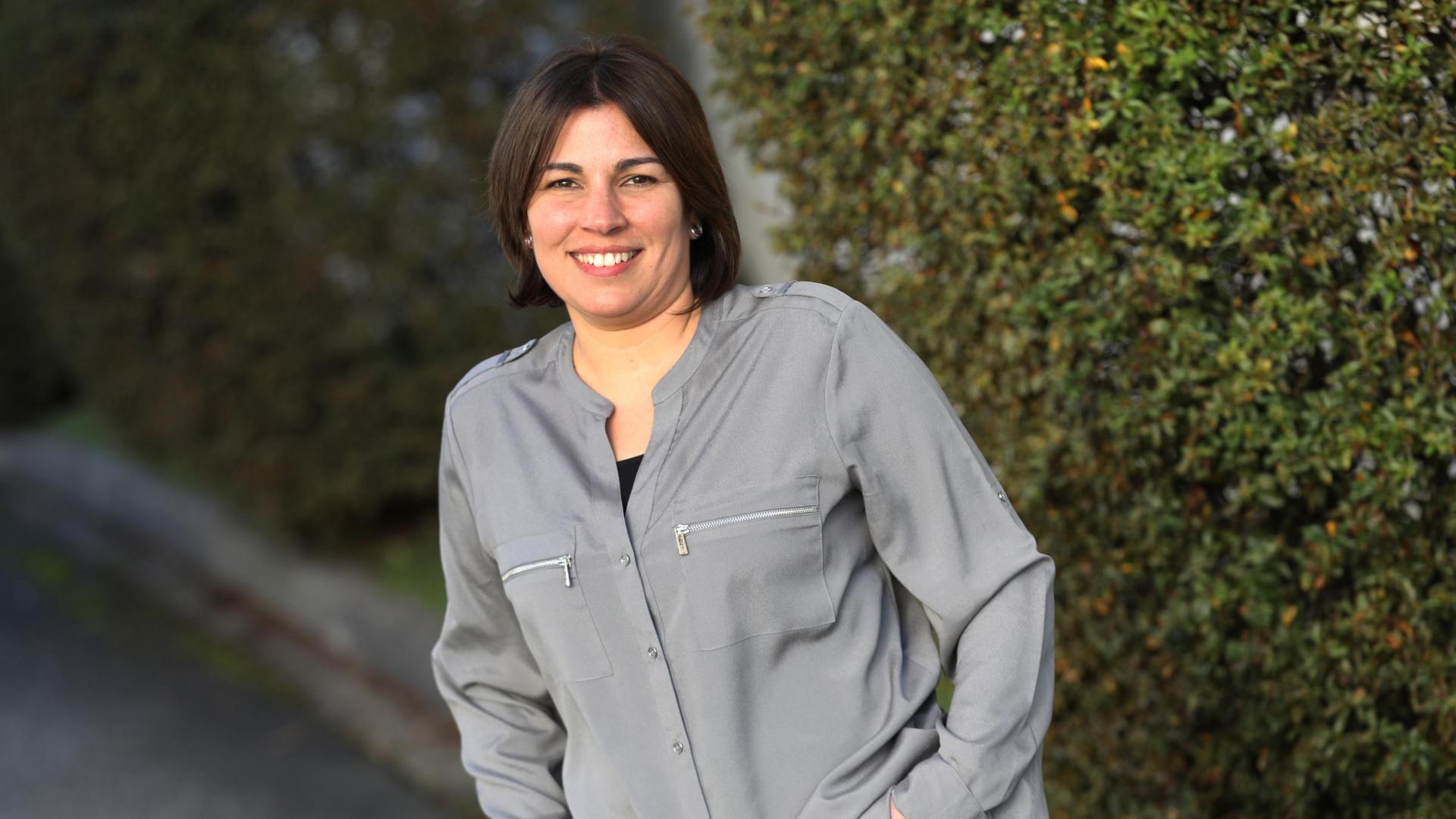 Edurne Otero Jaso, pamplonesa de 41 años, es la nueva presidenta de la asociación 'Hiru Hamabi'.