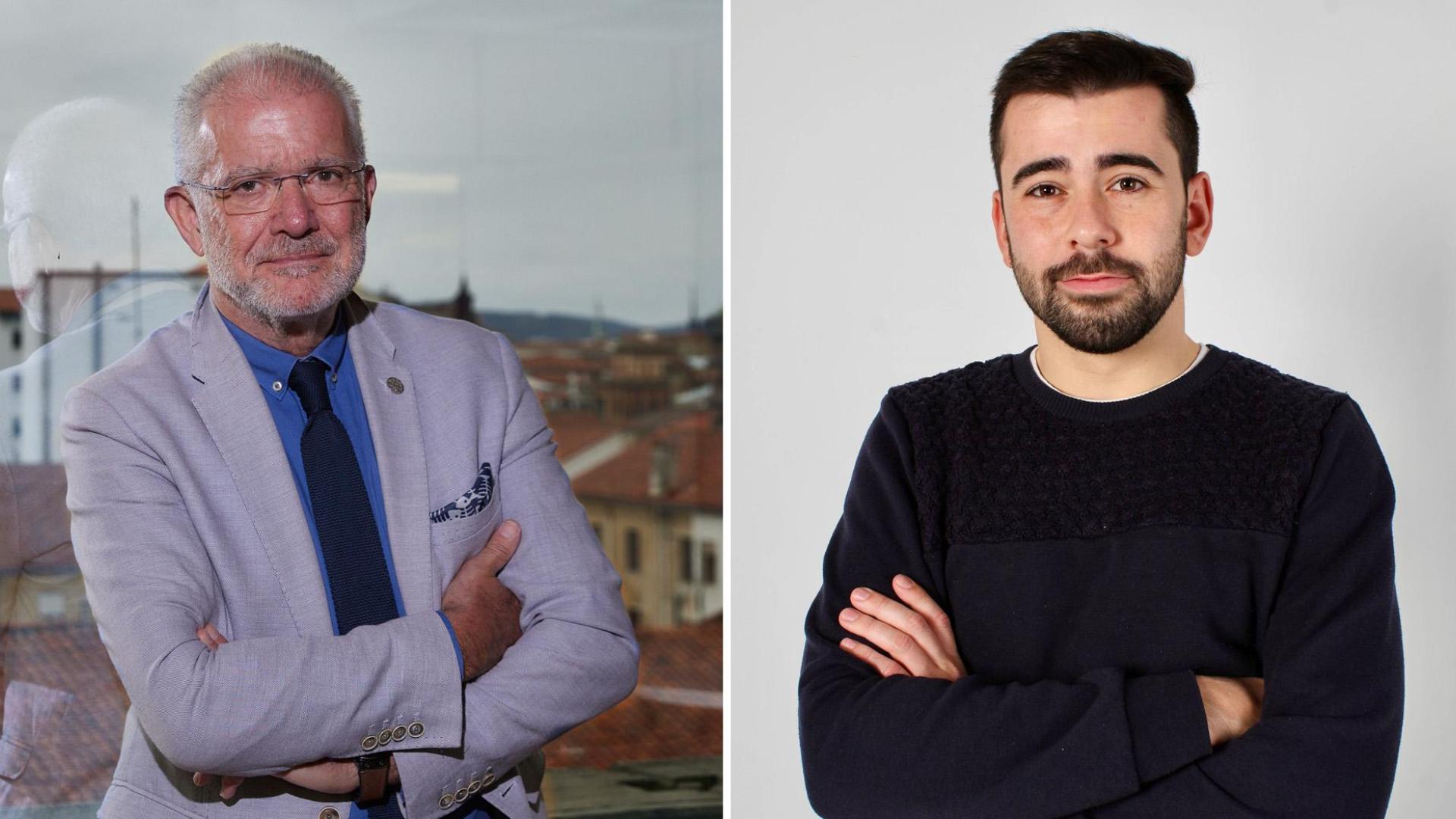 Juan José Echeverría (UPN) y Miguel Matellanes (PSN)