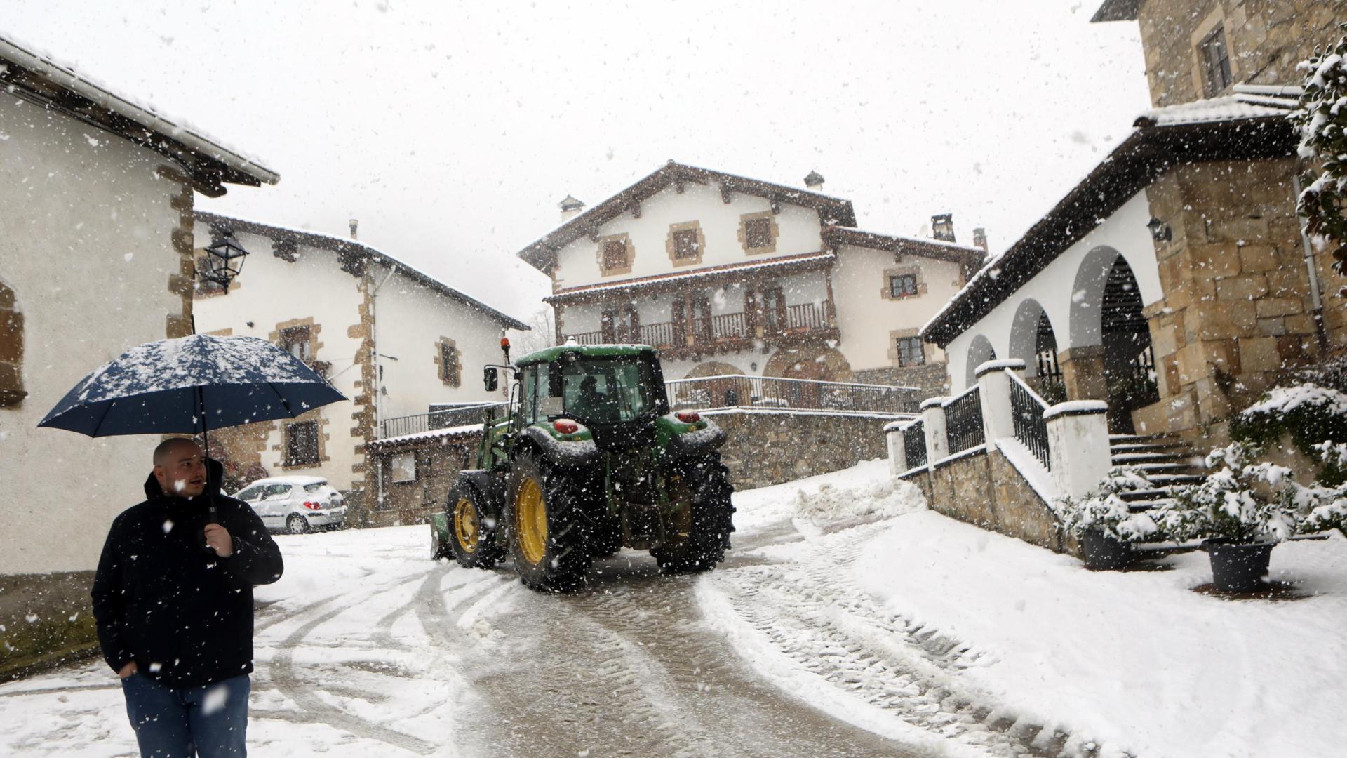 Fotos de la nieve en Navarra este miércoles 10 de enero