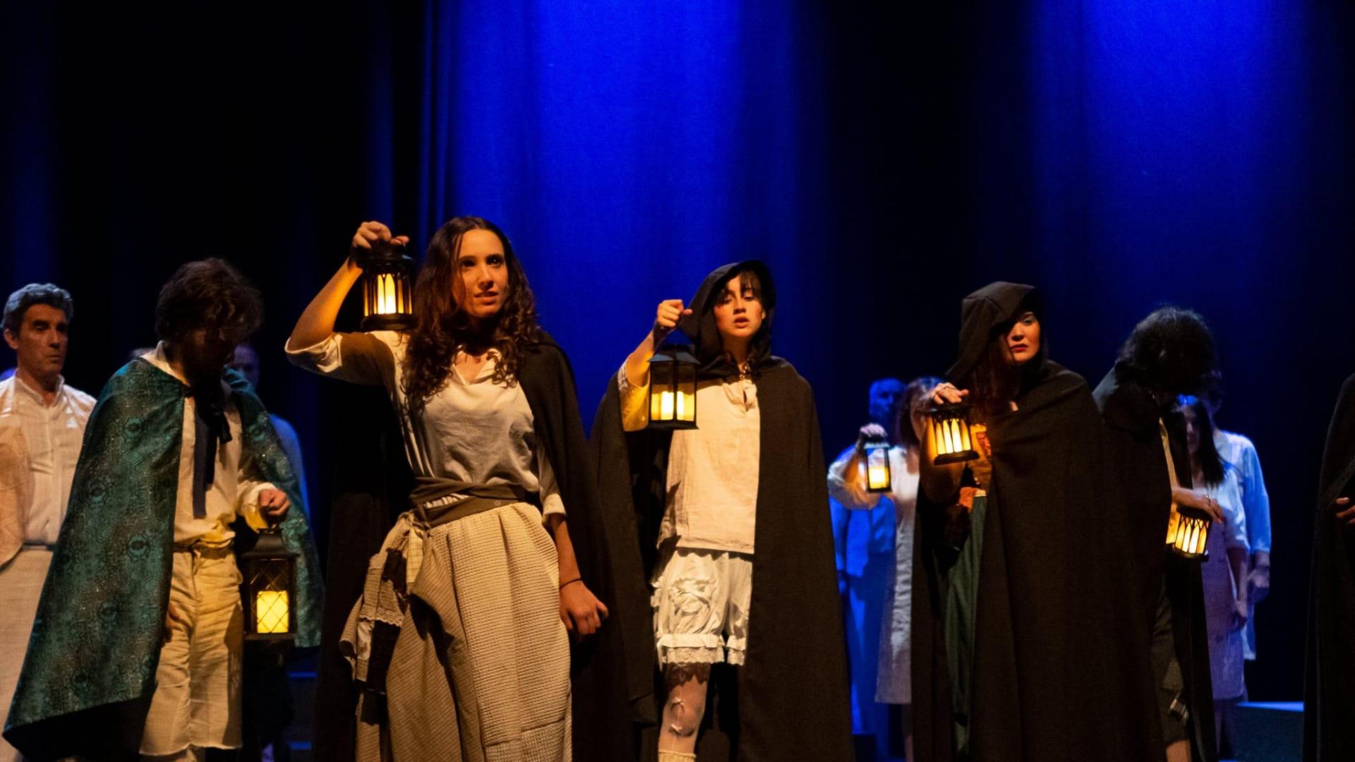 '1789', una obra coral escenificada el domingo en Villava por En la Chacena y la Coral San Miguel de Aoiz.