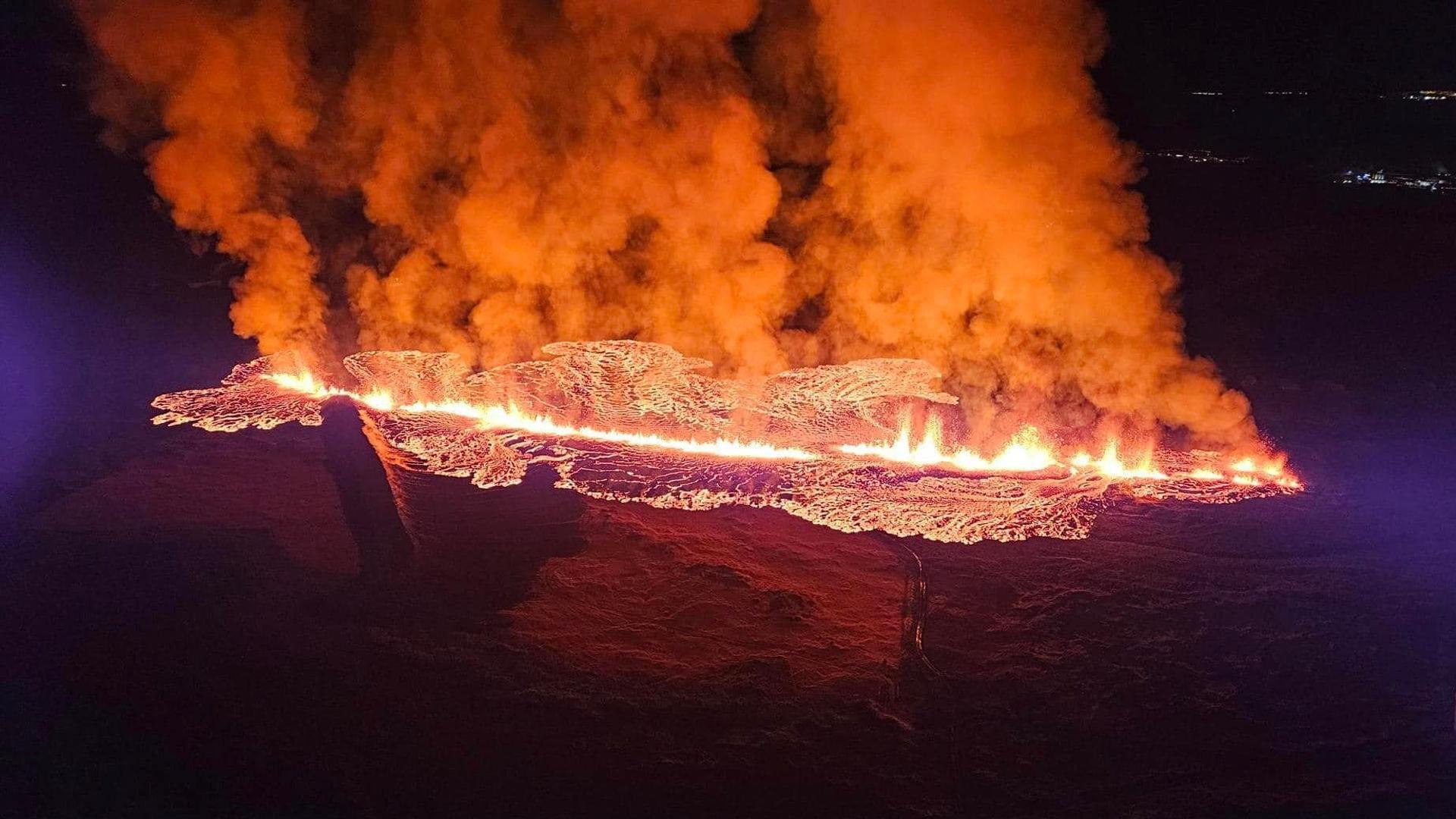 Una nueva erupción de magma obliga a evacuar la localidad de Grindavik por segunda vez
