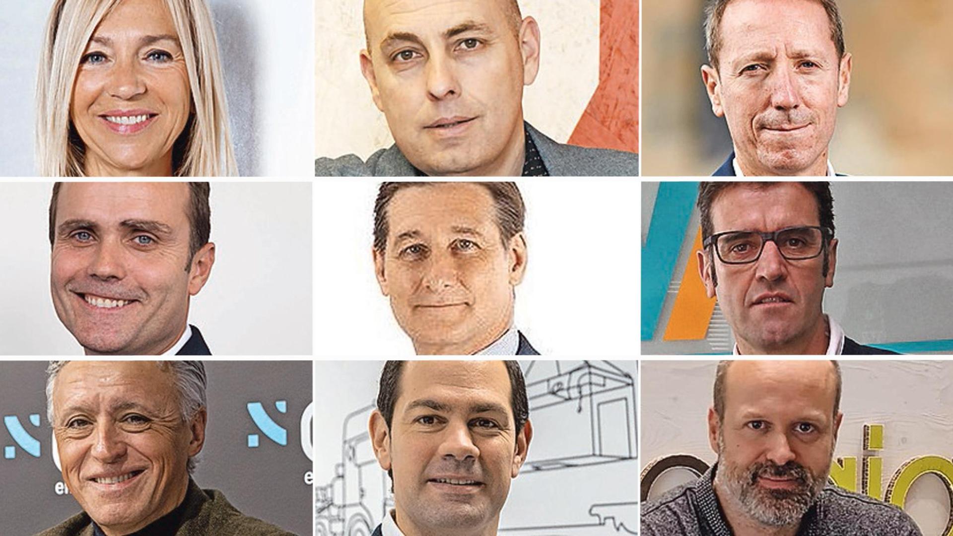 María José Ballarín, Santiago Osés, Michel Elizalde, Higinio Fernández, Iñigo Eugui, Franc Ecay, Luis Ilundáin, Javier Goñi y Diego Núñez