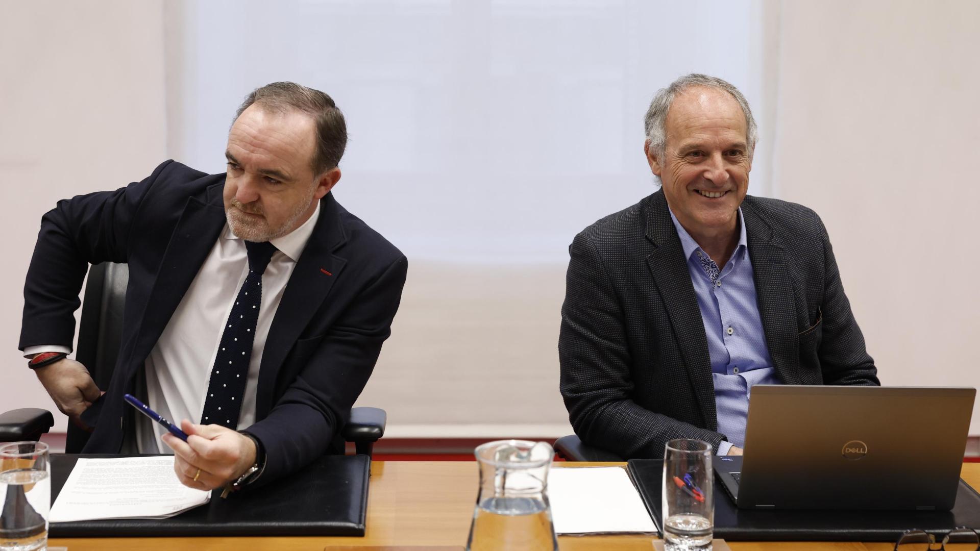 Javier Esparza y Adolfo Araiz.
