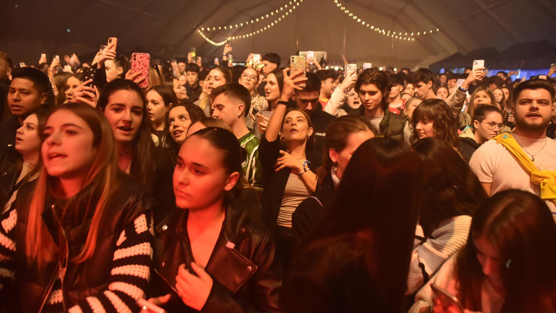 Imagen de público asistente al festival de San Adrián