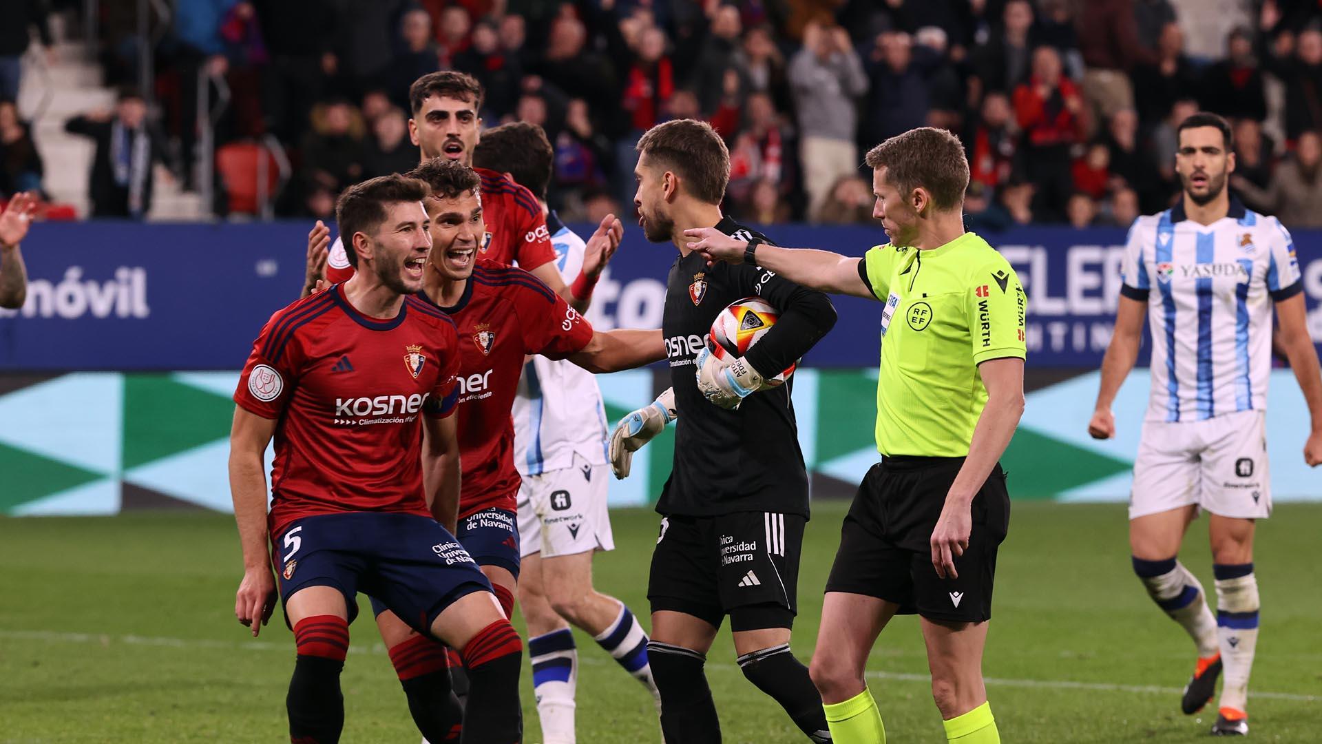 Osasuna-Real Sociedad. Copa del Rey