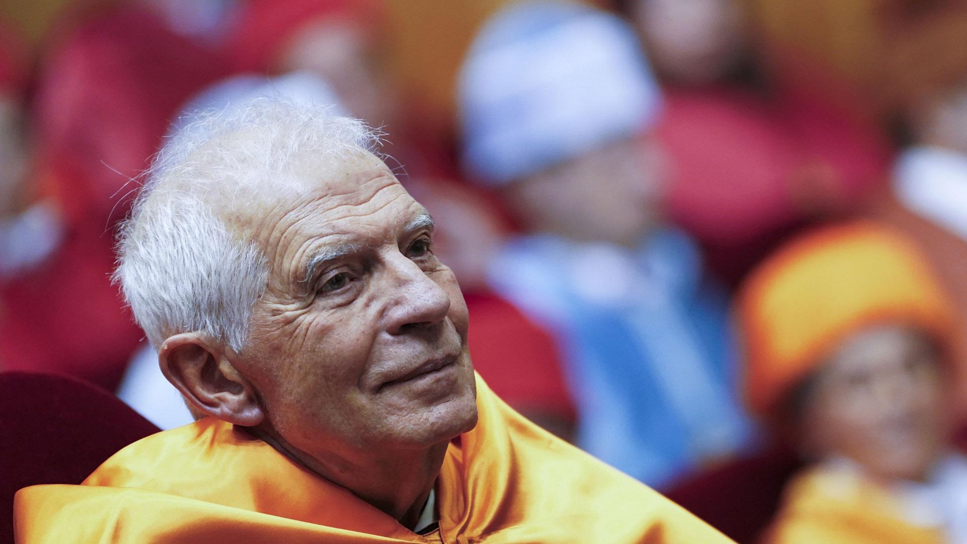 Borrell ha sido investido, este viernes, Doctor Honoris Causa por la Universidad de Valladolid (UVA),