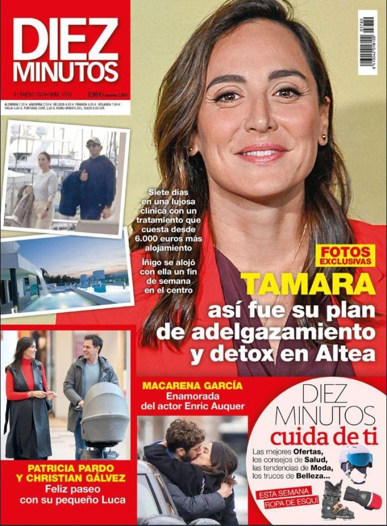 Portada de la revista Diez Minutos del miércoles 24 de enero de 2024