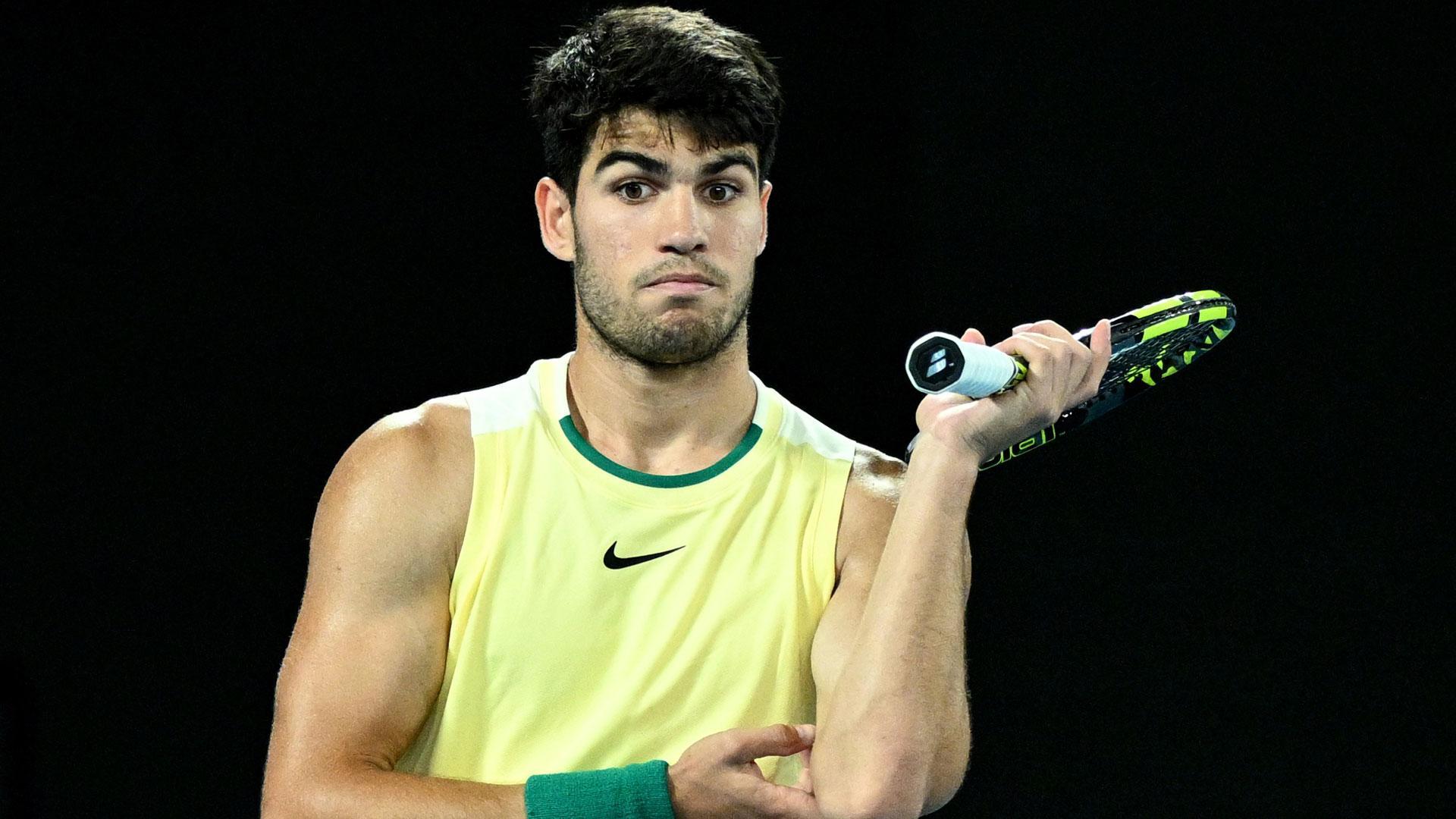 Carlos Alcaraz ha perdido contra el alemán Alexander Zverev en cuartos final del Abierto Australia