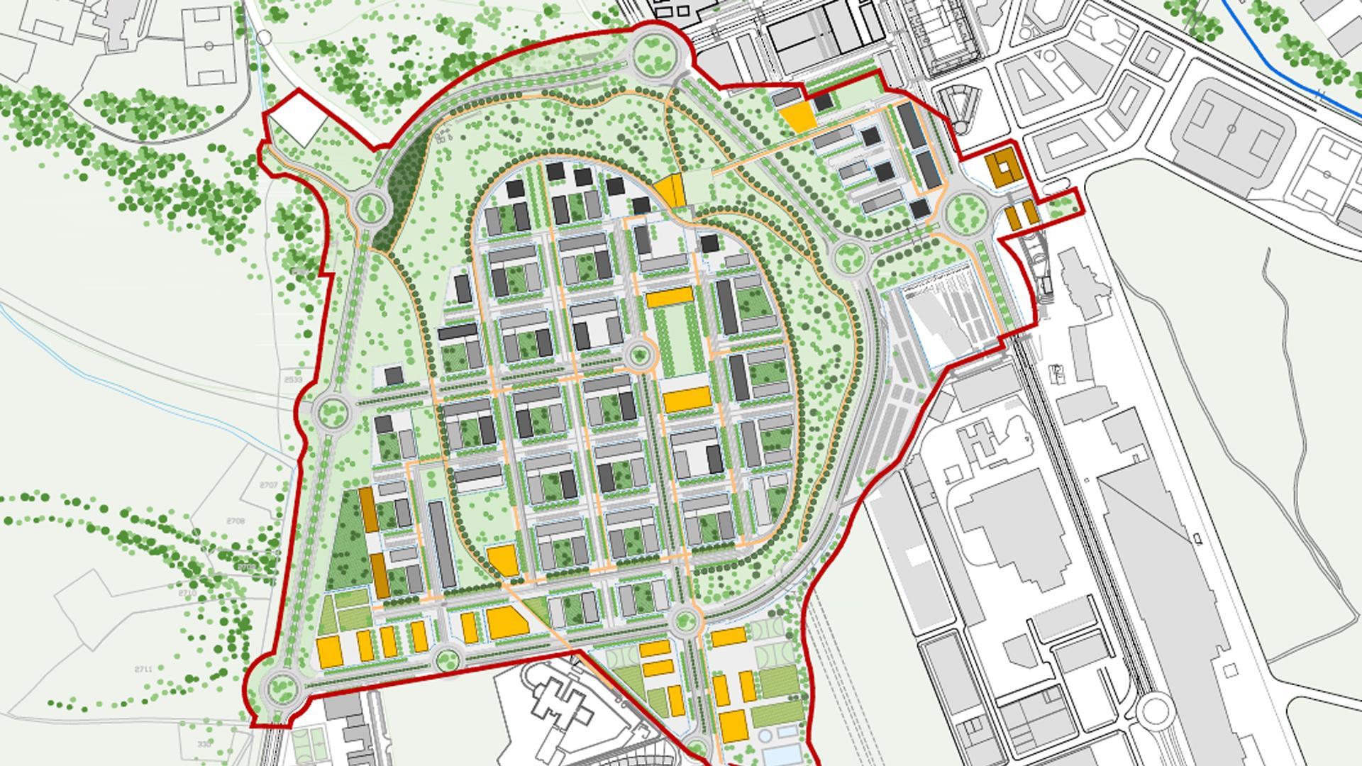 Diseño del nuevo desarrollo urbanístico de Donapea