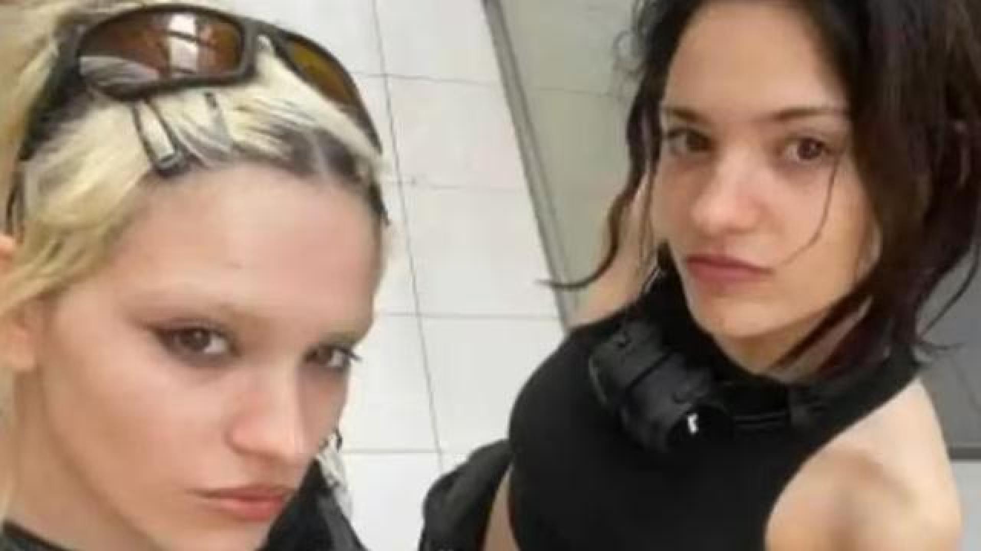 Las gemelas, en una publicación en Instagram