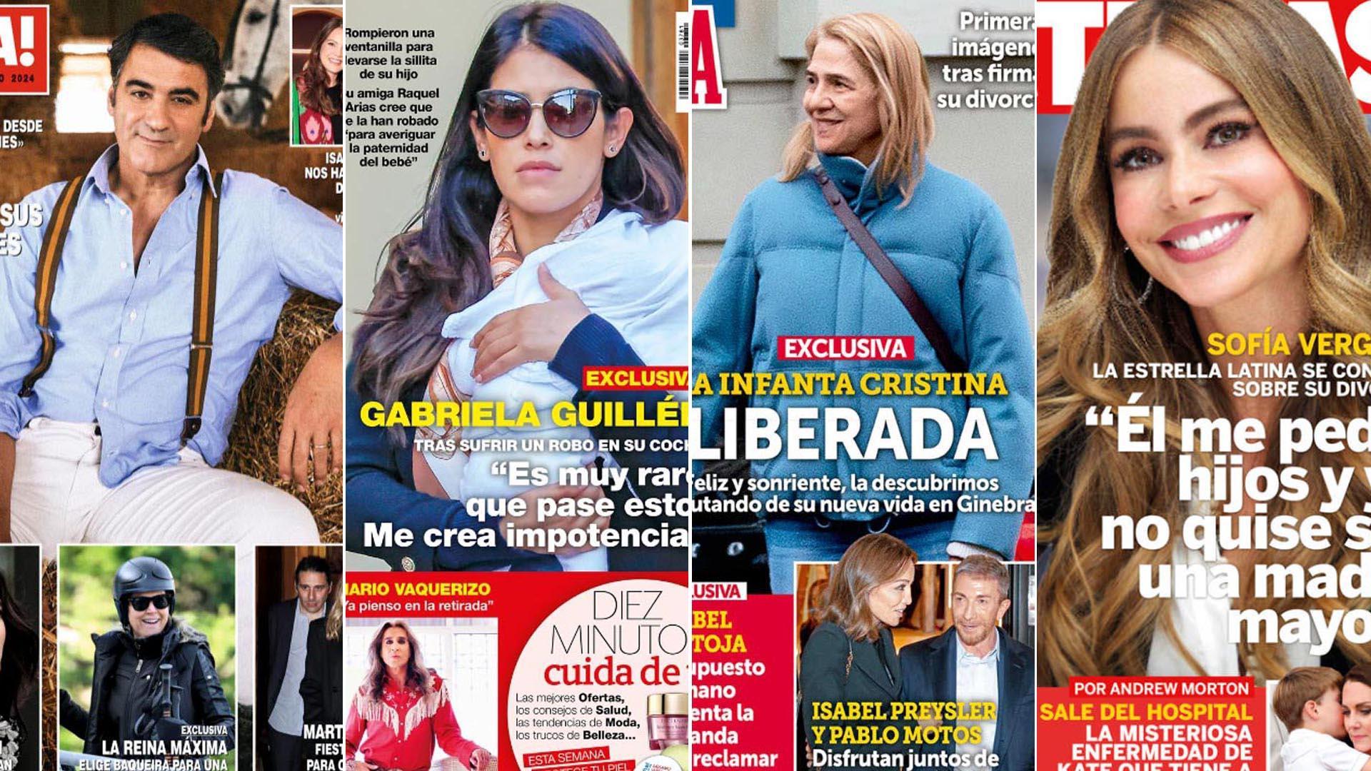 Portadas de las revistas del corazón de la última semana de enero