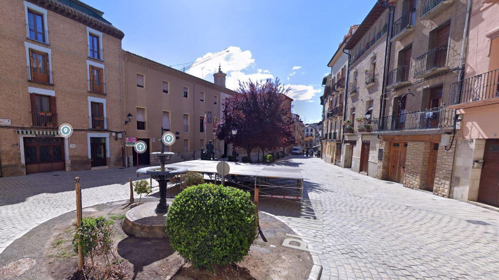 El suceso ha ocurrido en la plaza Mercadal de Tudela