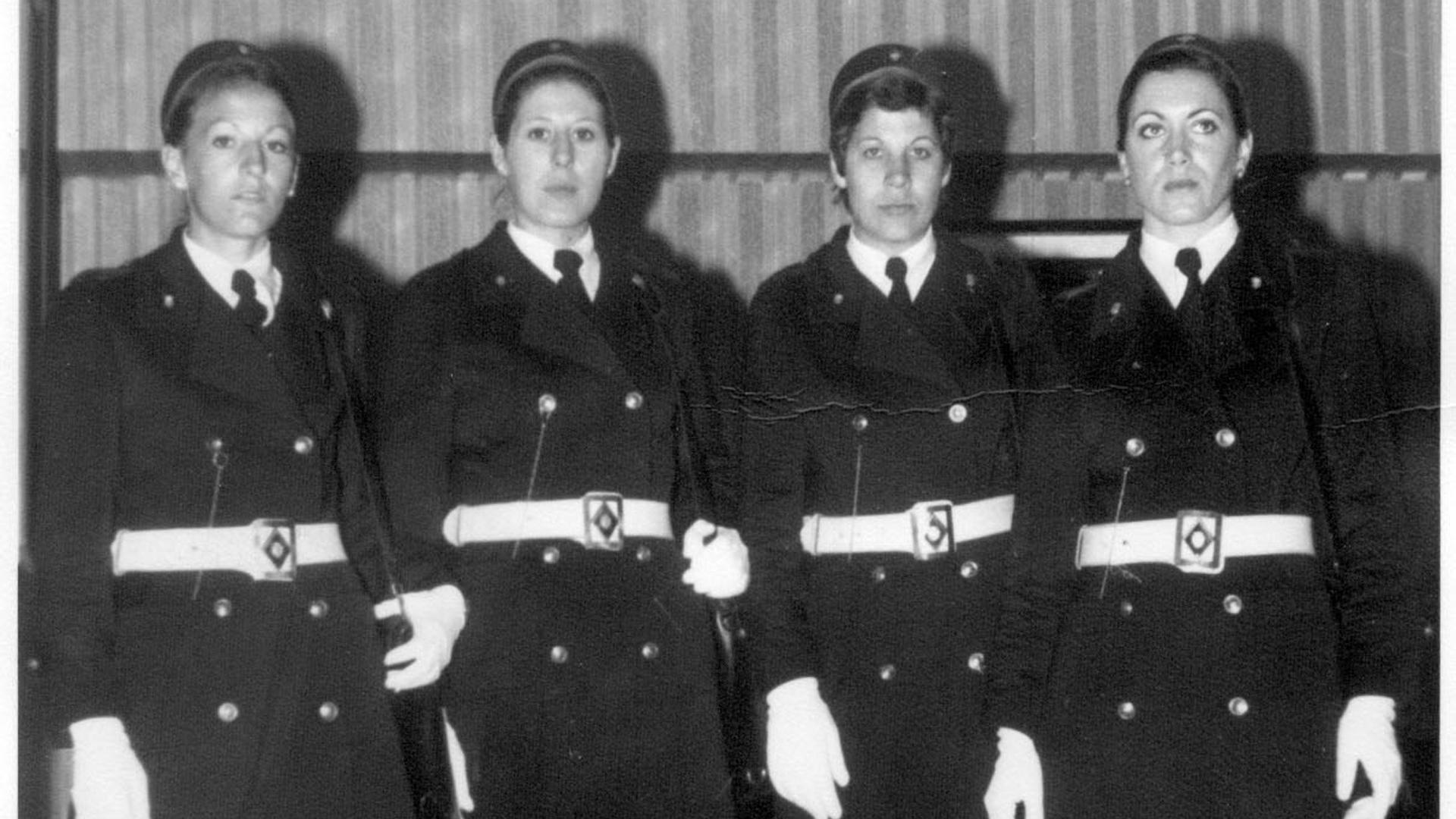 Mª José Goñi, Loli Sarabia, Amparo Bejarano e Inma Etayo