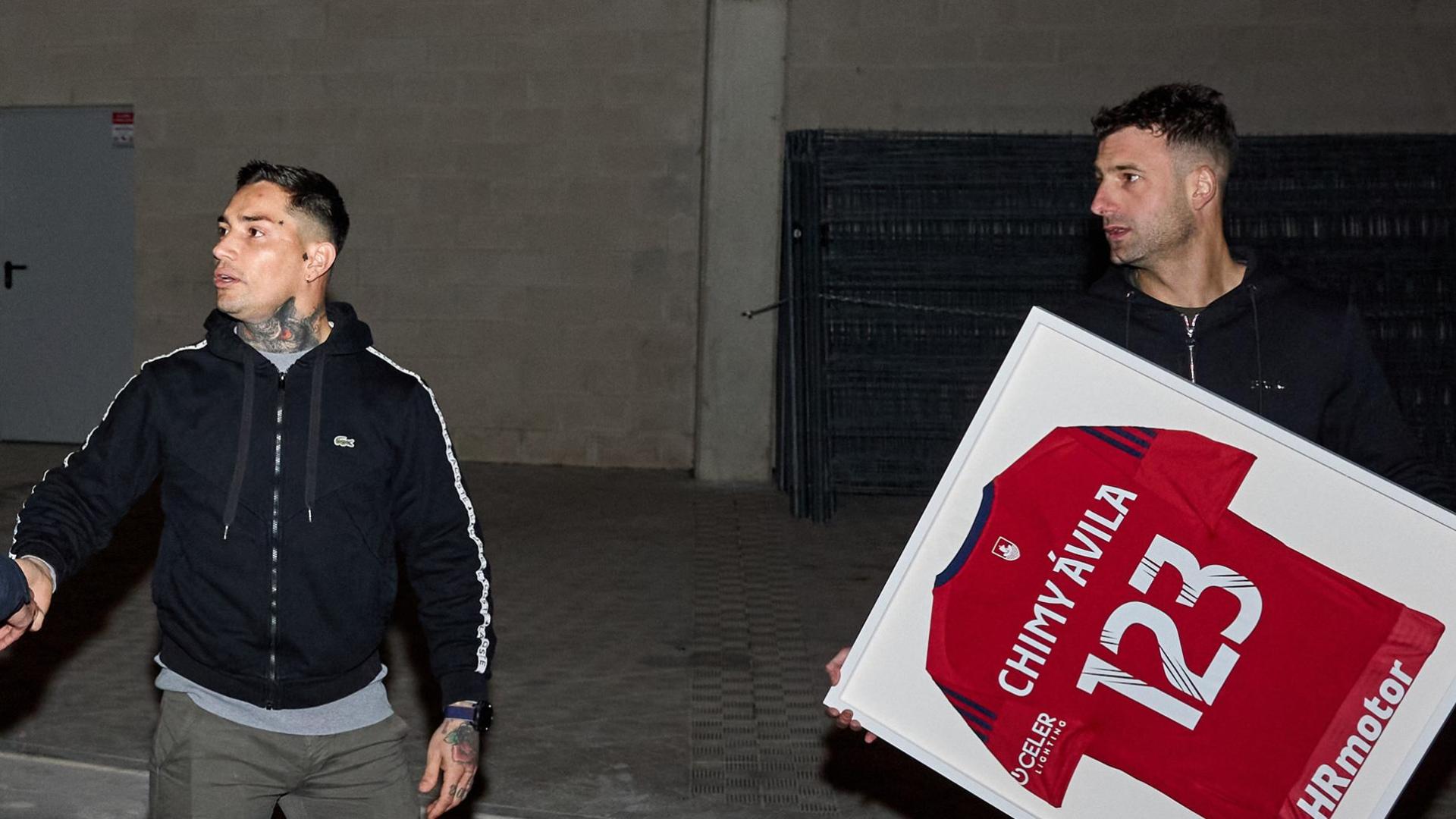Chimy, a su salida del club