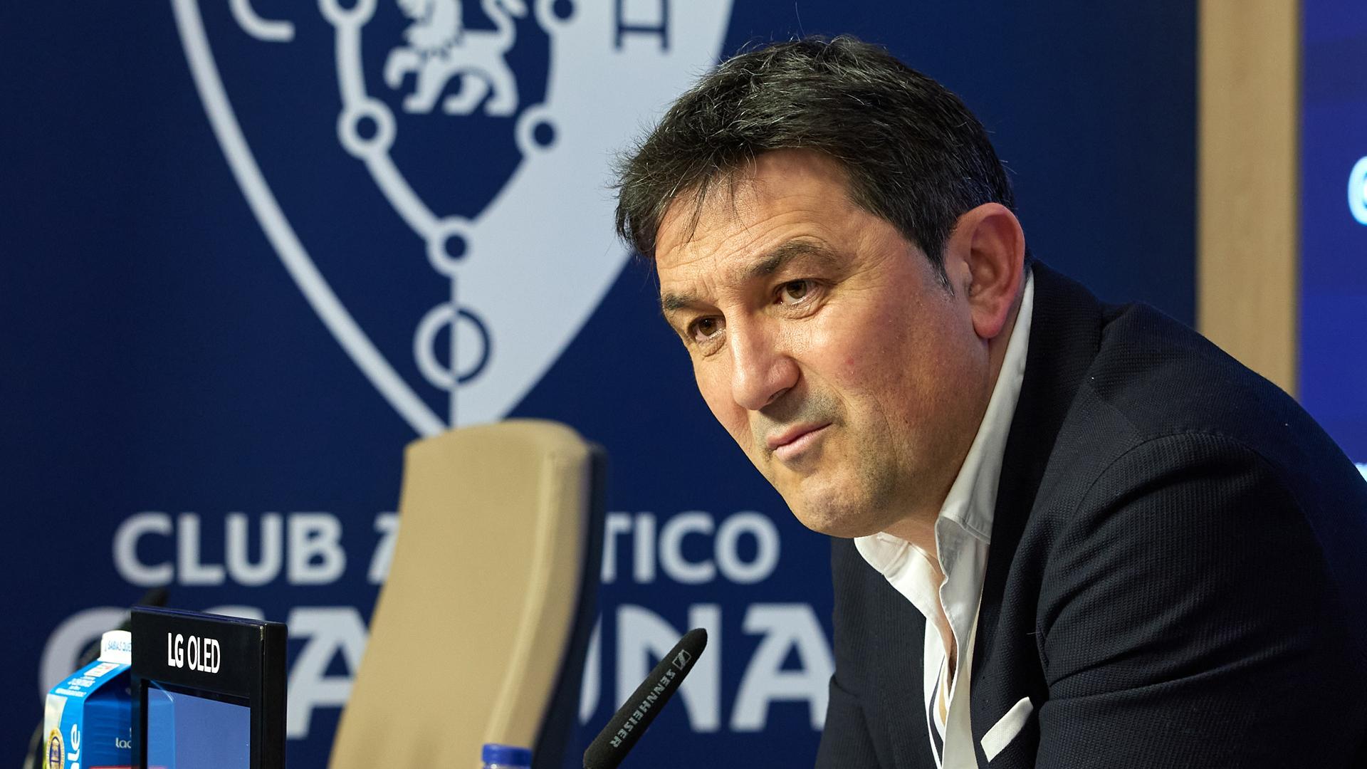Braulio Vázquez, en un momento de la rueda de prensa que ha ofrecido este viernes