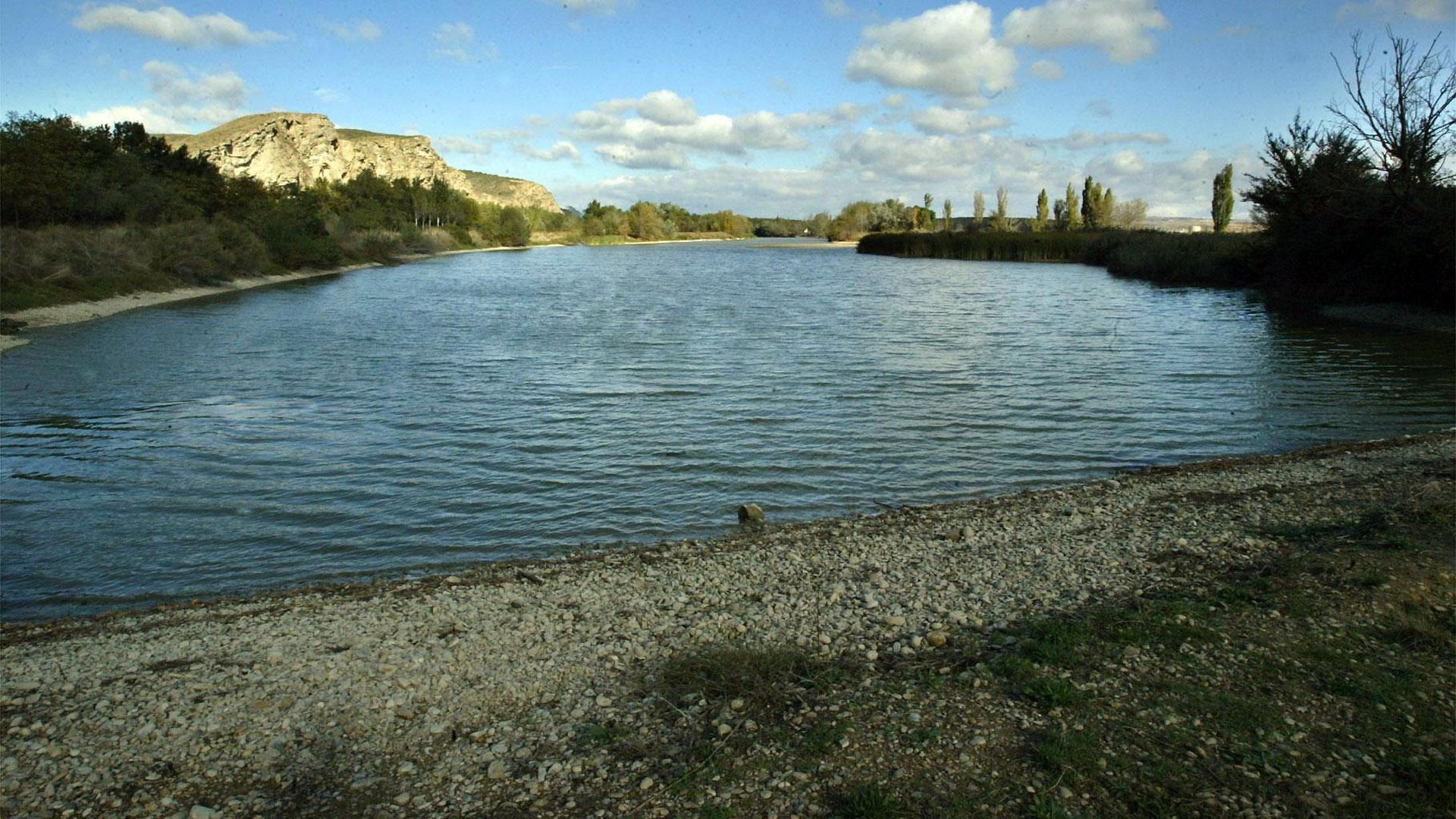 El paraje Soto de la Muga, en Peralta, en una imagen de 2004