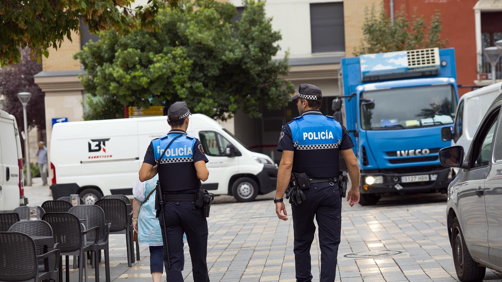 Fotos de la Policía Municipal de Tudela