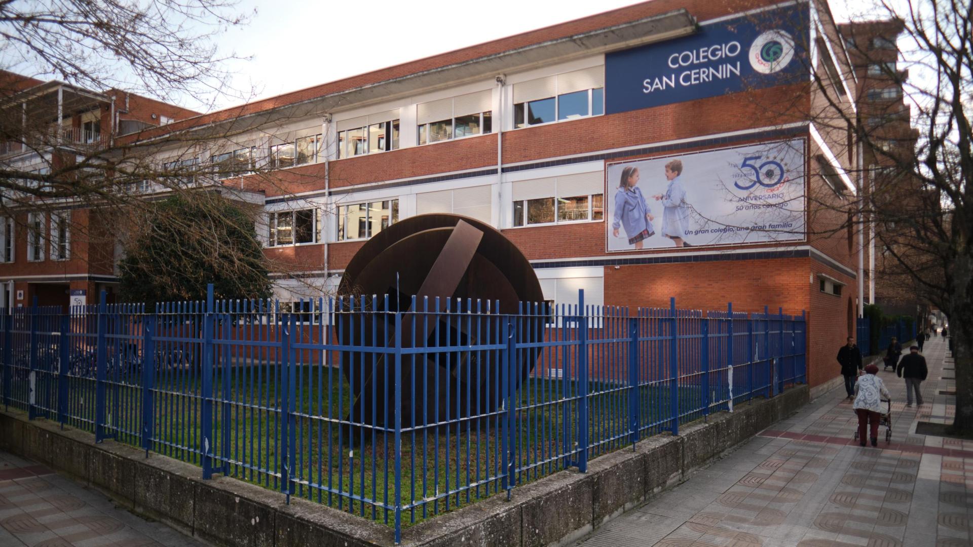 El colegio San Cernin, en la avenida de Barañáin, se inauguró en el curso 1990-1991