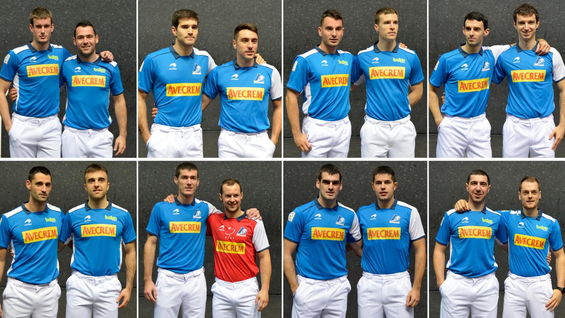 Jaka-Mariezkurrena, Peio-Zabaleta, Artola-Imaz, Altuna-Martija, Peña II-Albisu, Elordi-Rezusta, Ezkurdia-Tolosa y Laso-Aranguren