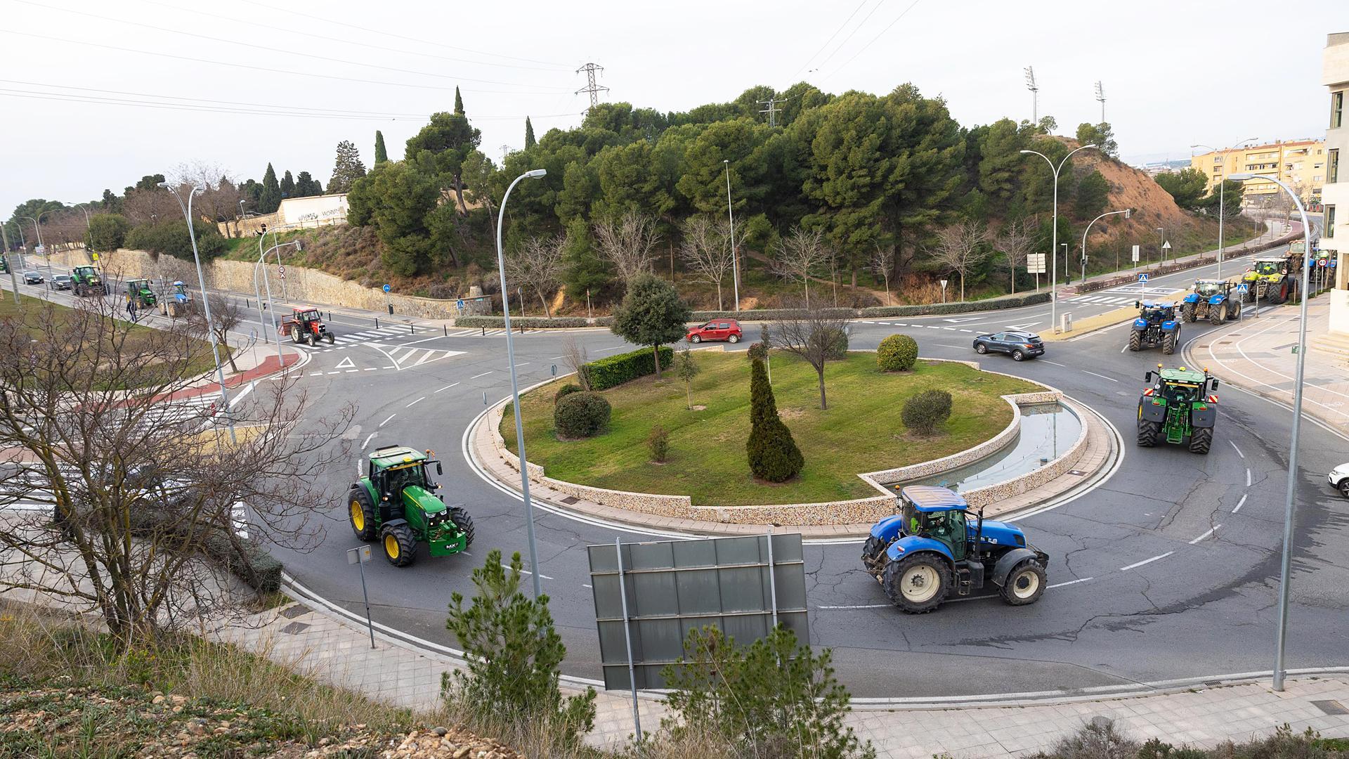 Vídeo de la concentración de tractores en Tudela