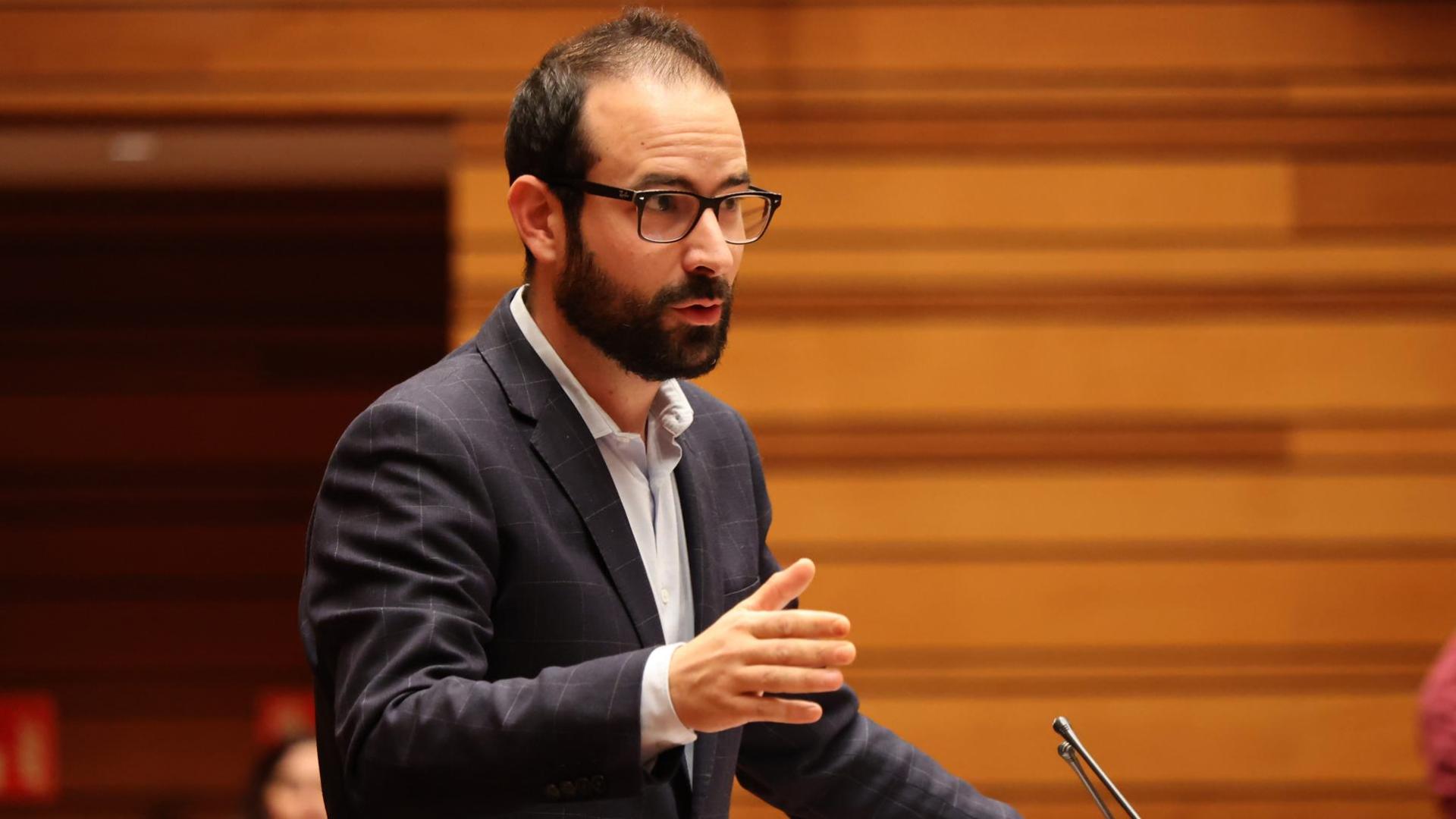 El secretario general del Grupo Socialista en las Cortes, el soriano Ángel Hernández