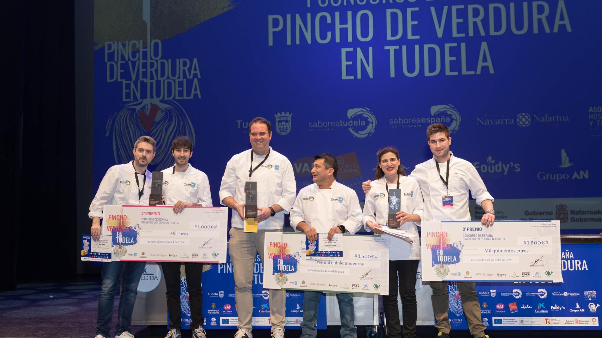 Los premiados en la primera edición del concurso.
