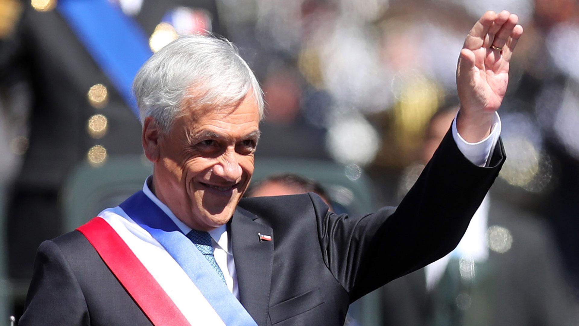 Fotografía de archivo del 11 de marzo de 2018 del expresidente chileno Sebastián Piñera durante su investidura para su segundo mandato