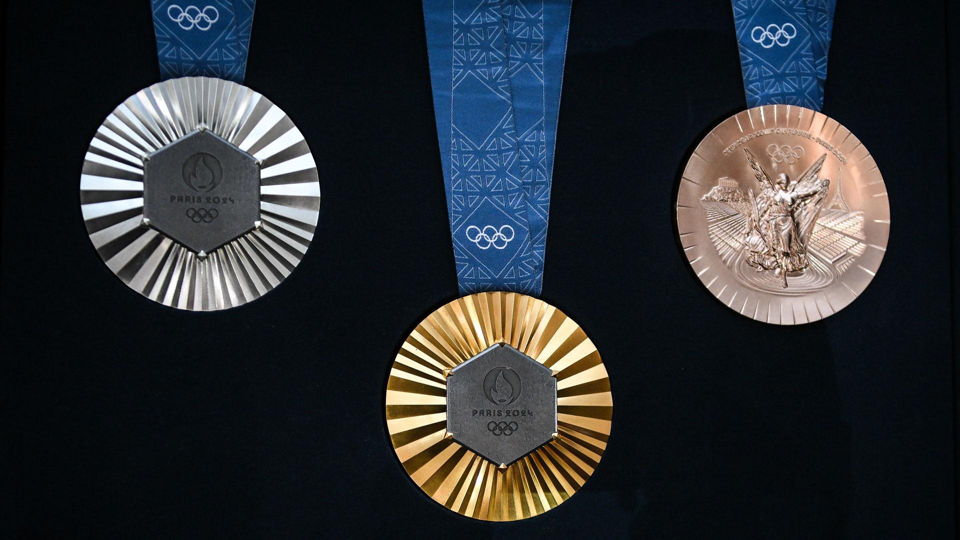 Las medallas de oro, plata y bronce de los Juegos Olímpicos y Paralímpicos de 2024