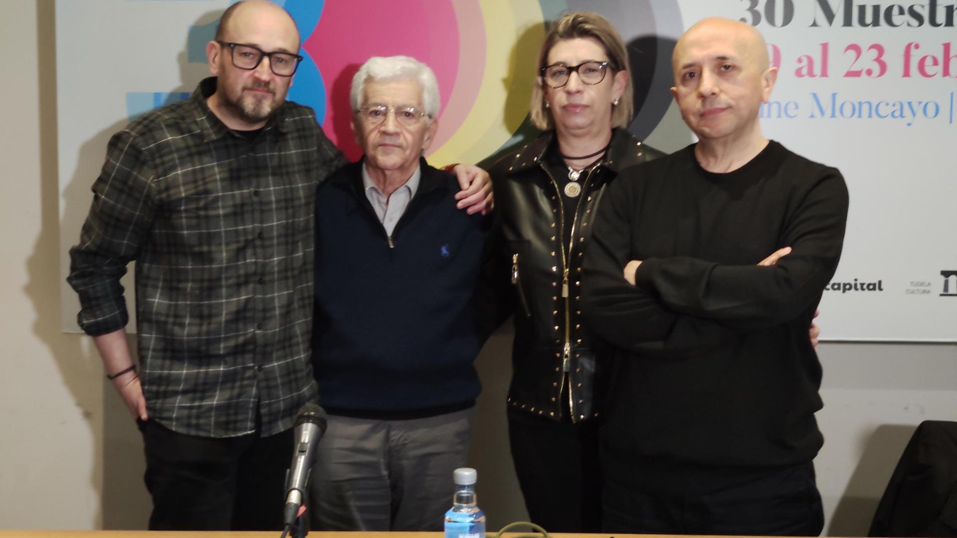 De izda. a dcha., Julio Mazarico, Alfonso Verdoy, Icíar Les y Luis Alegre.
