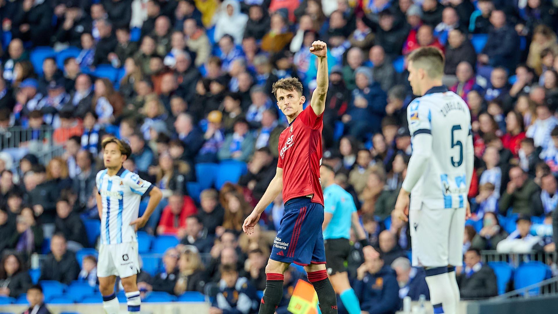 Fotos del Real Sociedad 0-1 Osasuna de la jornada 24./
